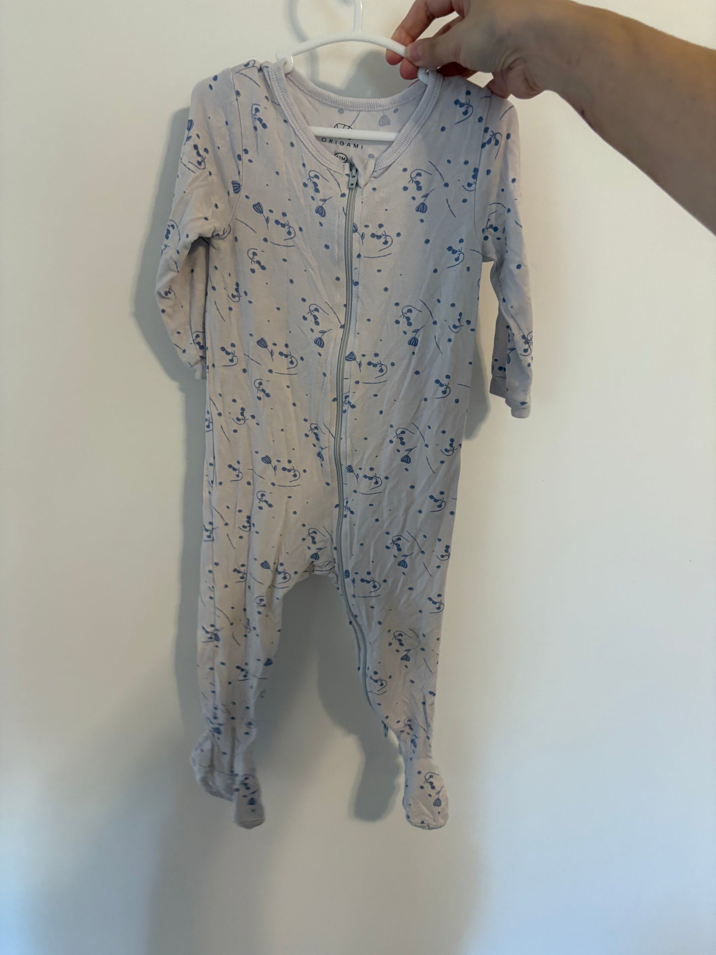Pyjama origami 12 mois