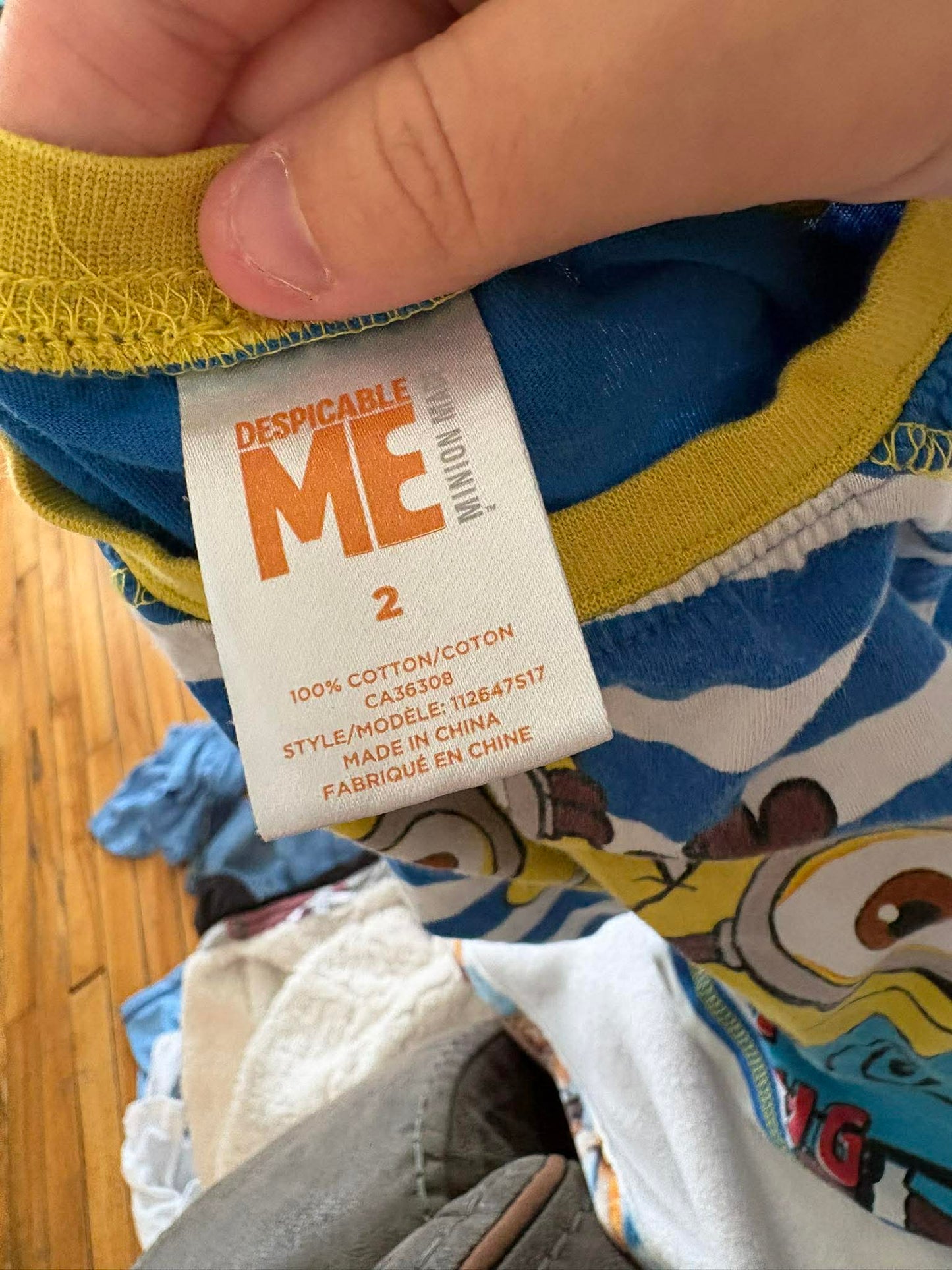 Pyjama minion 2T