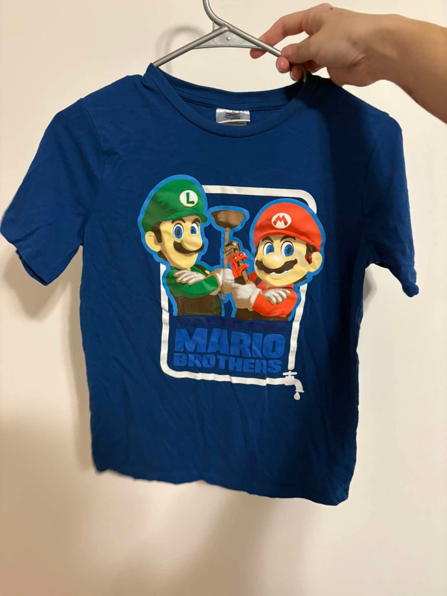 T-shirt mario bross 10-12 ans,