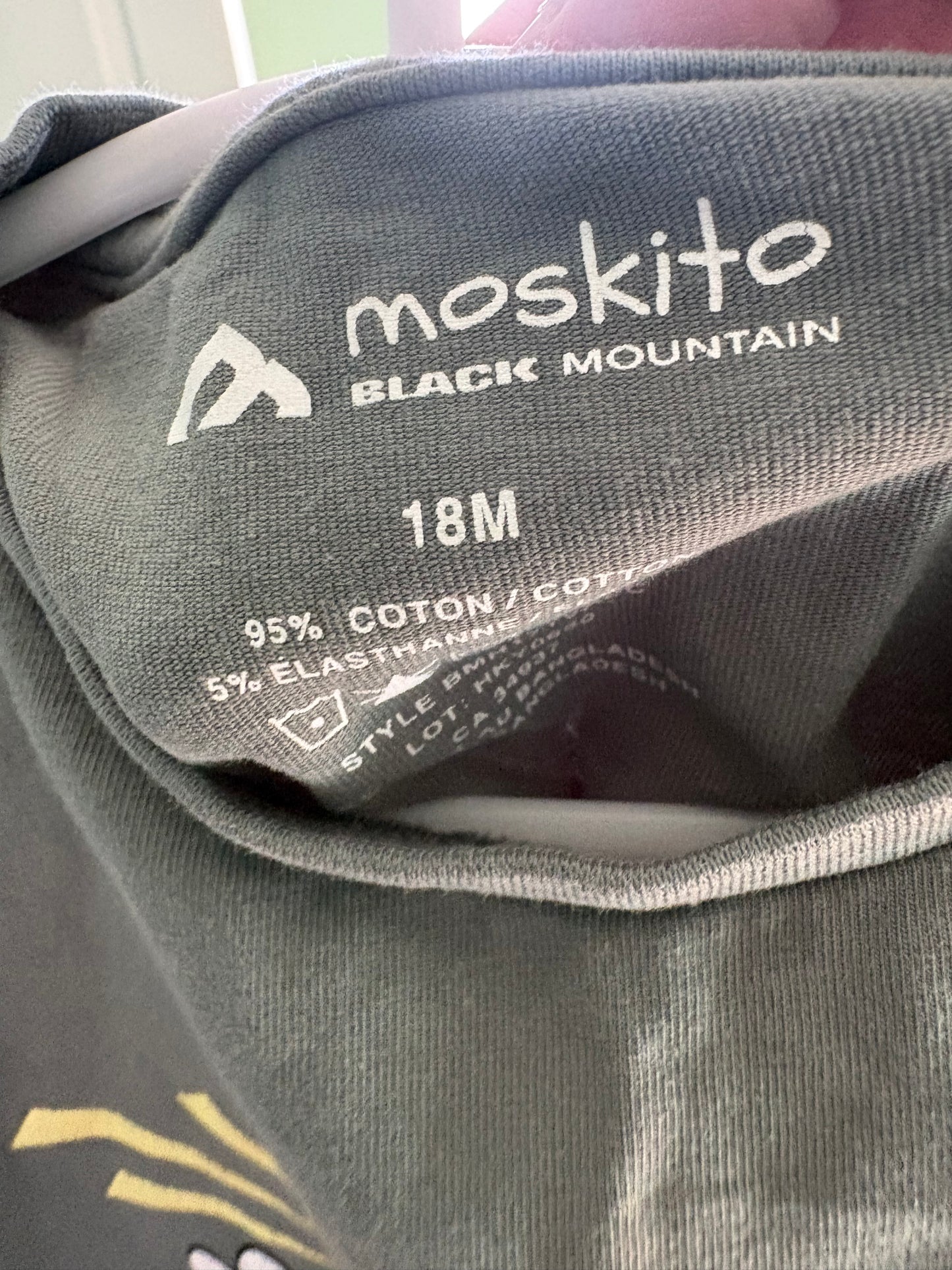 chandail moskito 18 mois (cmb)