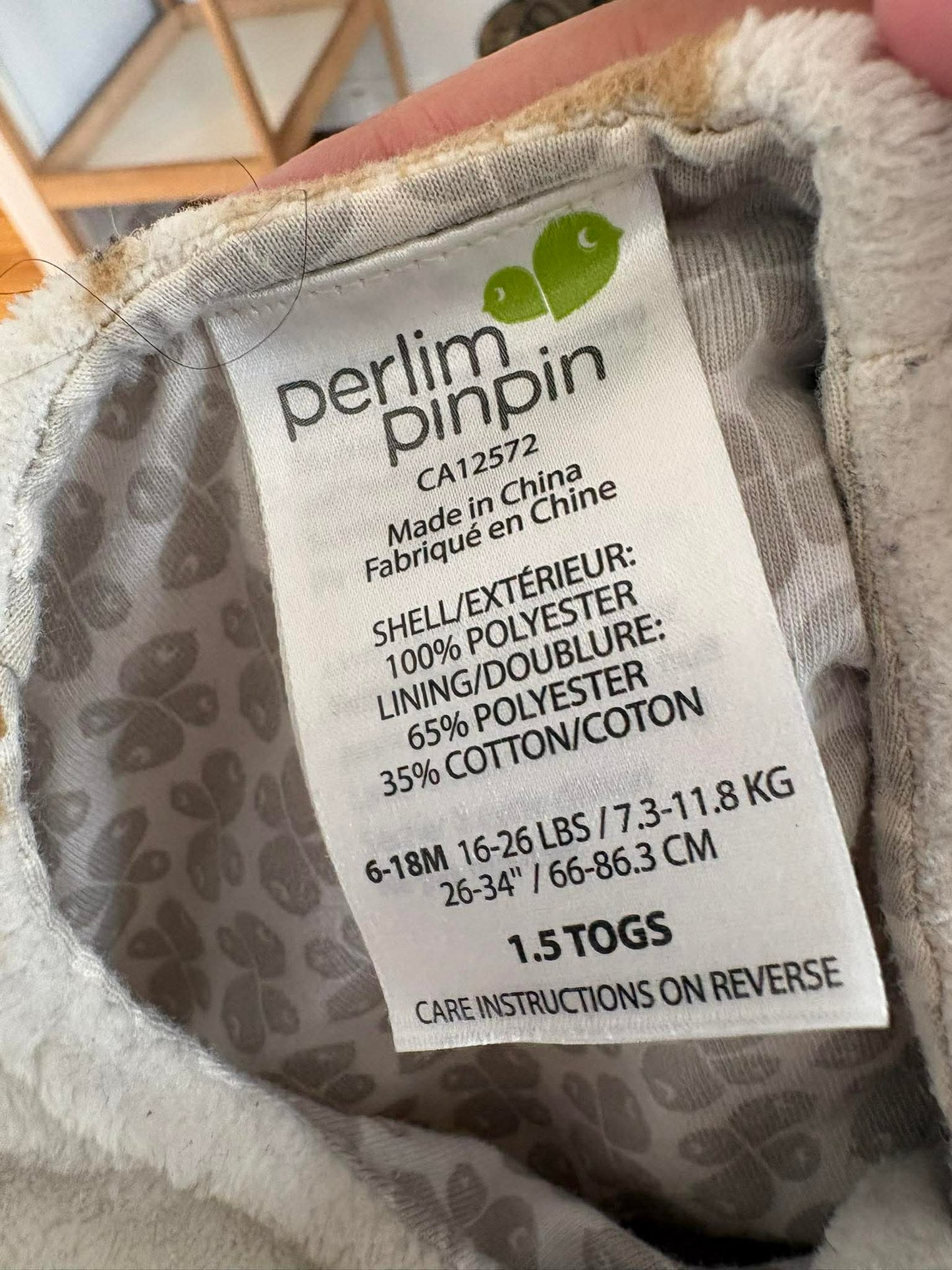 Dormeuse perlinpimpin 6-18 mois