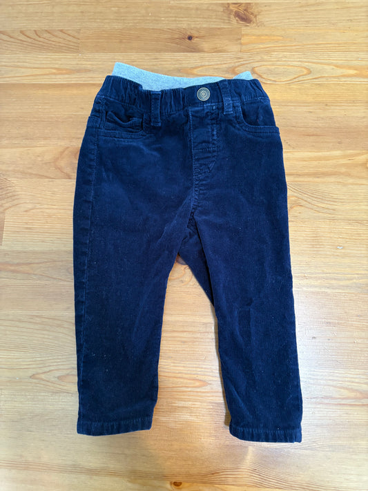 Pantalon velour h&m 12-18 mois