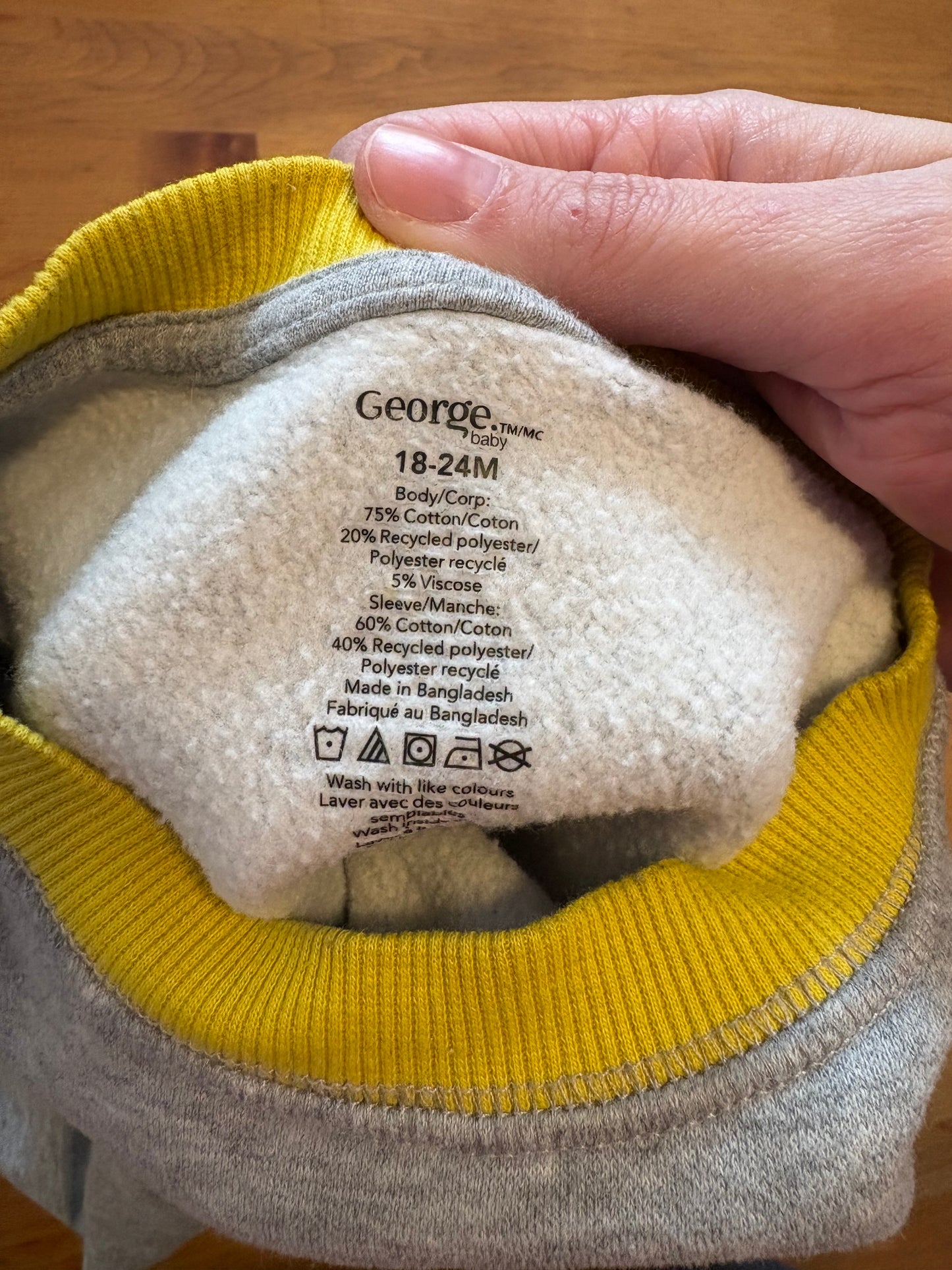 Coton ouaté george 18-24 mois état neuf