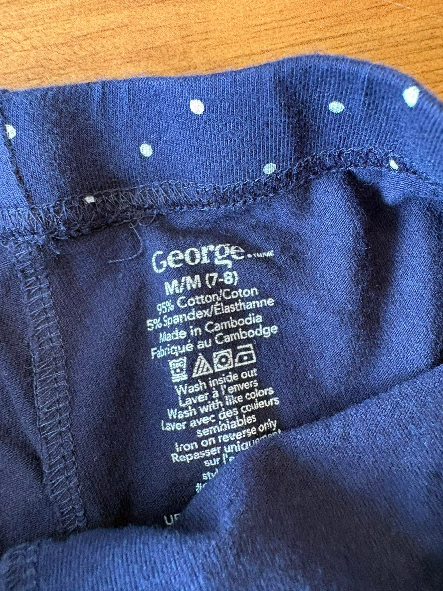 Short george 7-8 ans