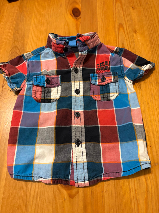 Chemise manche courte gagou tagou 9 mois