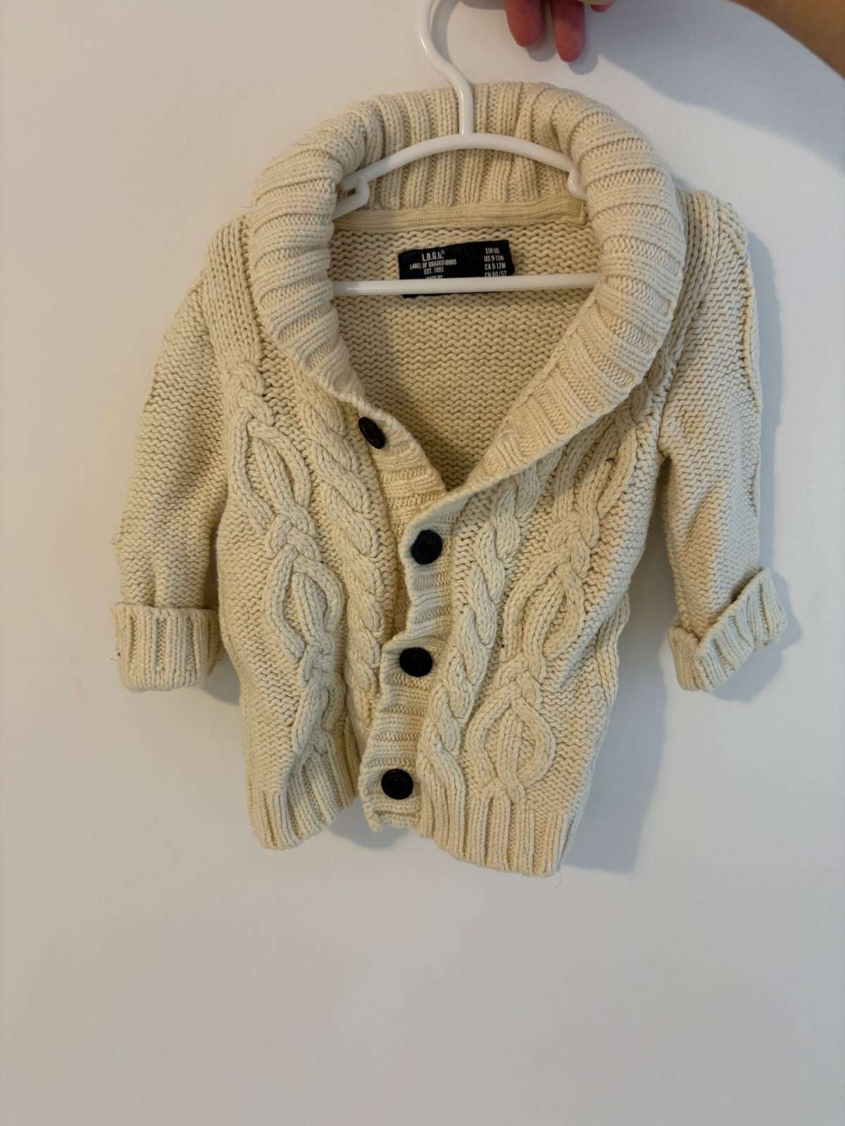 Cardignan h&m l.o.g.g 9-12 mois