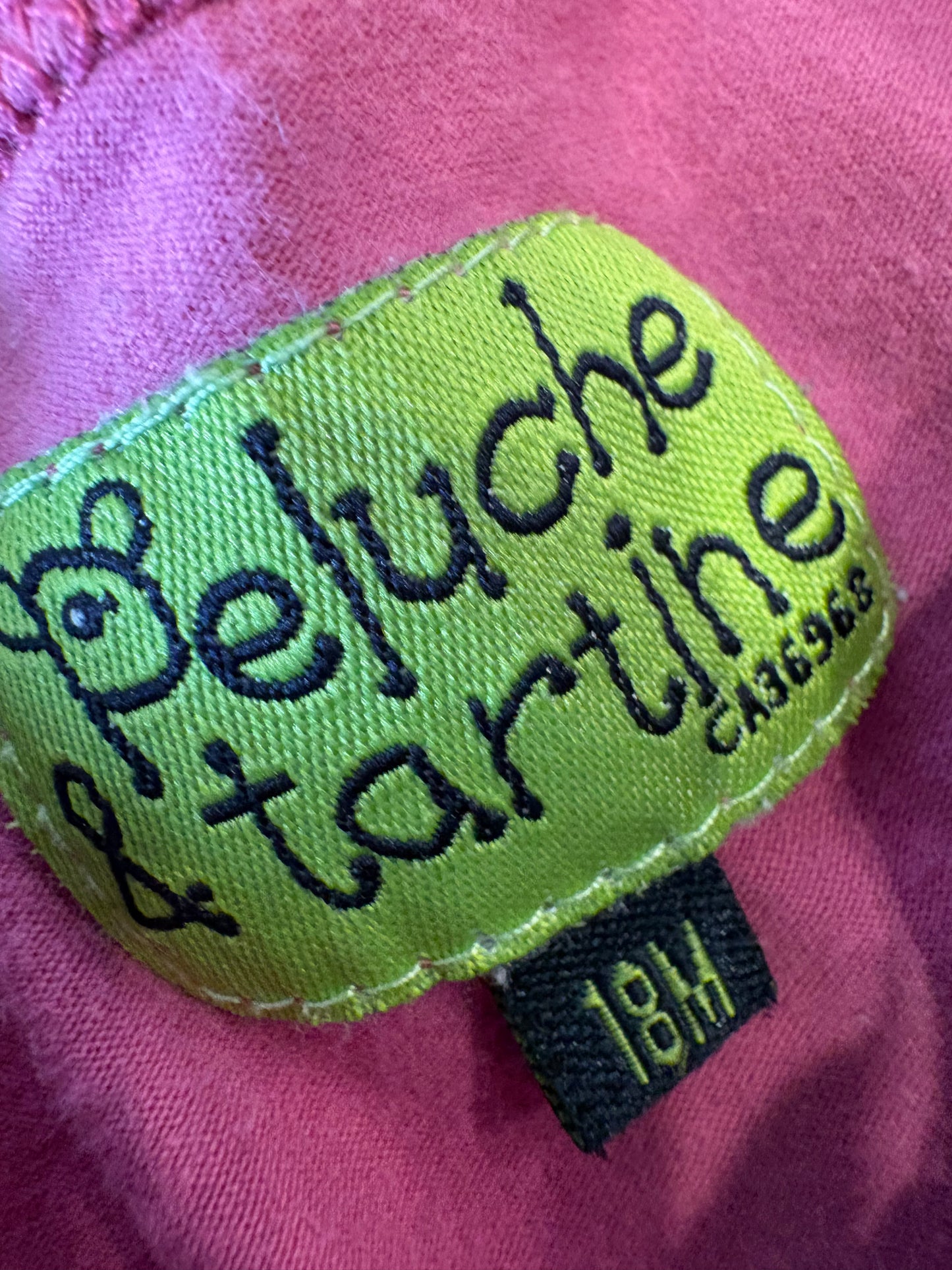 Robe Peluche et tartine 18 mois (cmb)