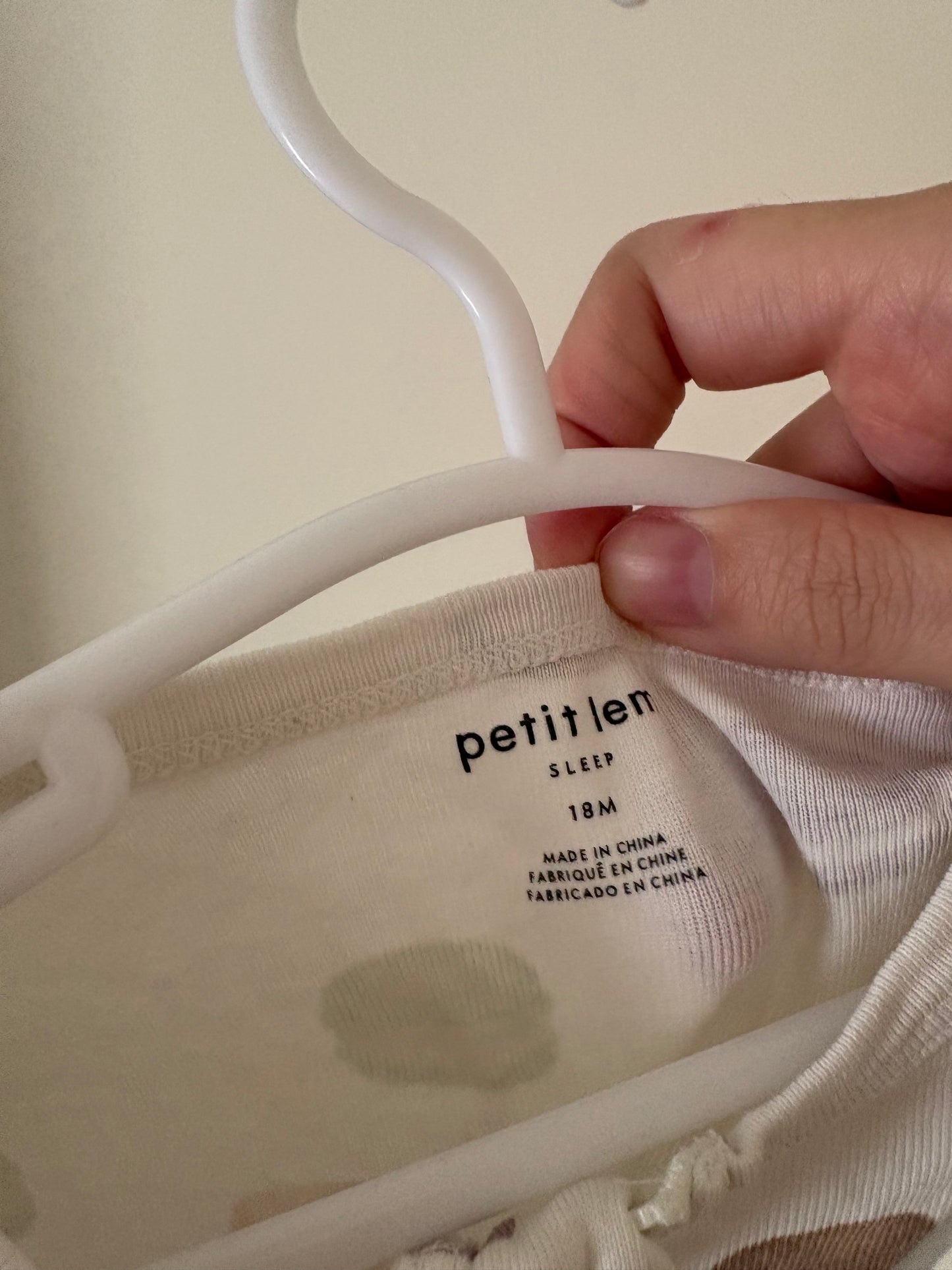 Pyjama petit lem 18 mois état neuf