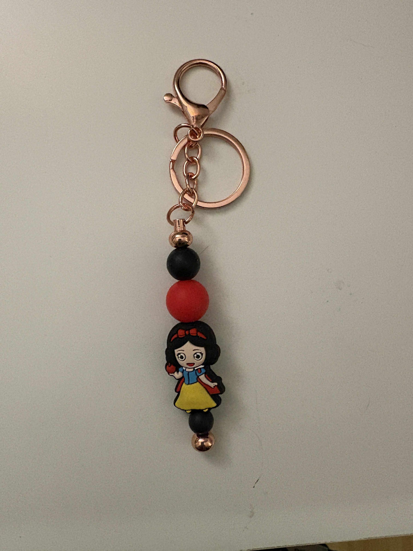 Porte clée blanche neige