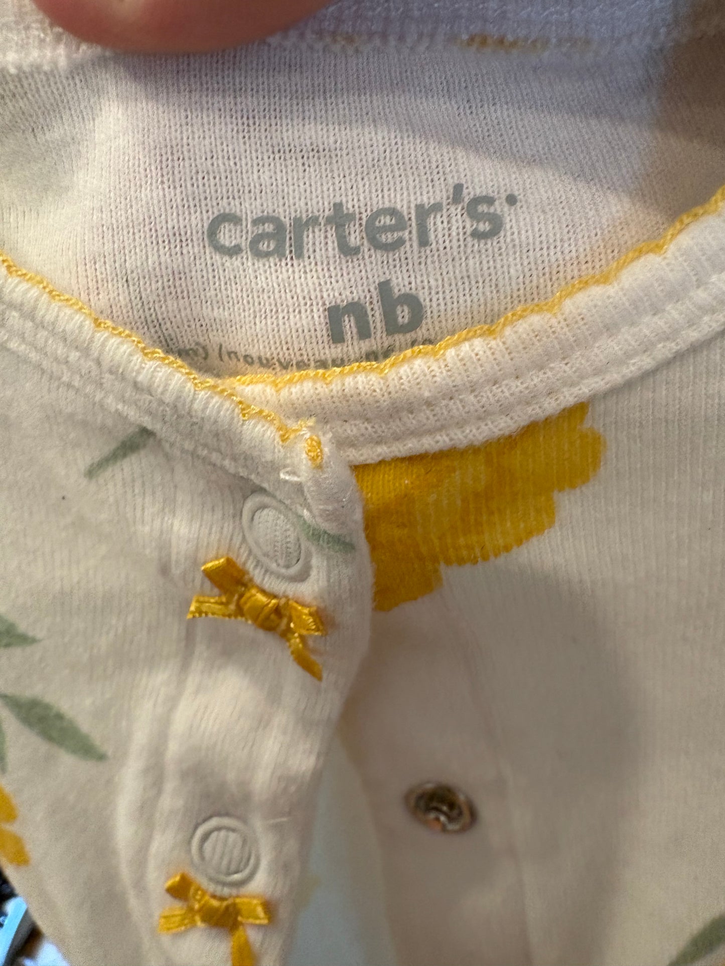 Pyjama carter's newborn j'ai encore le chapeau probablement (cmb)
