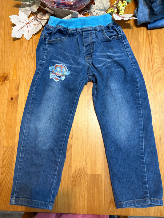 Pantalon jeans pat patrouille 6-7 ans