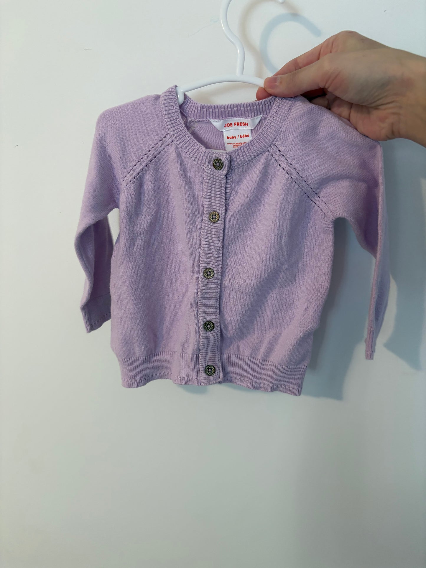 Veste joe fresh 3-6 mois