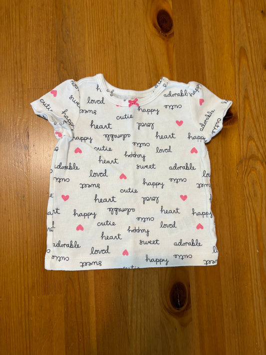 T-shirt carter’s 6 mois état neuf