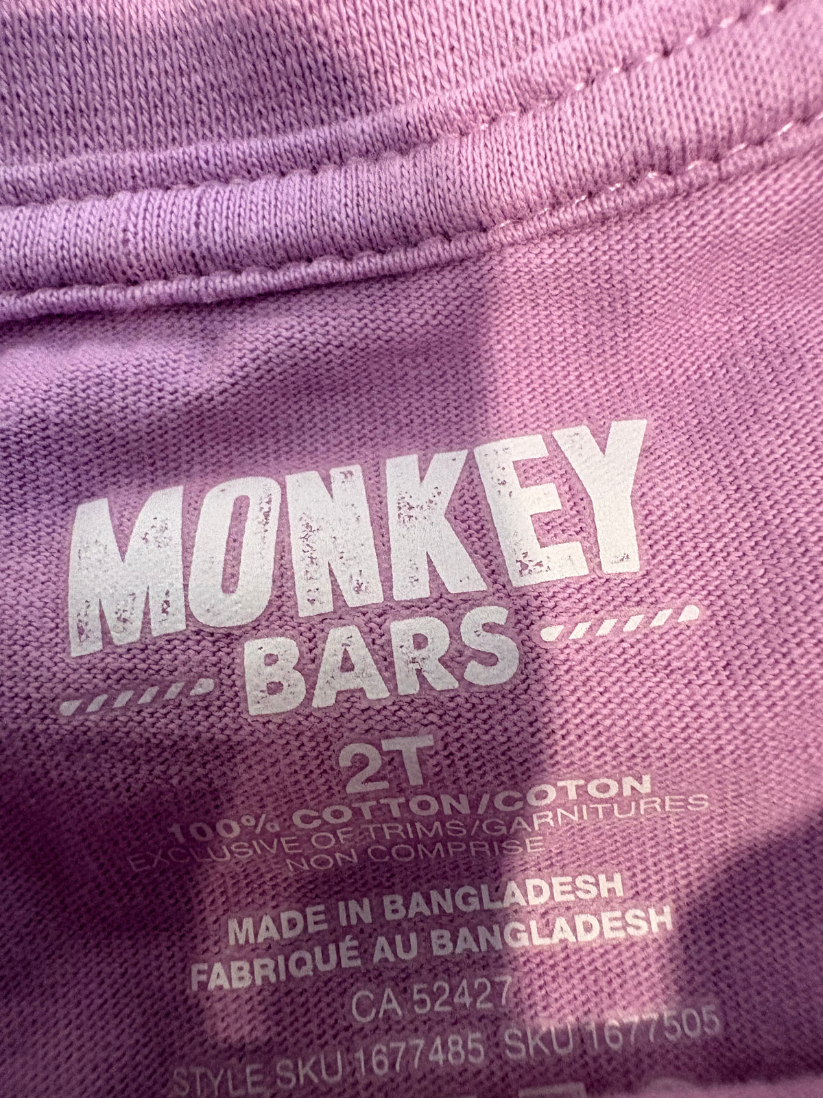 Chandail monkey bars 2T (cmb)