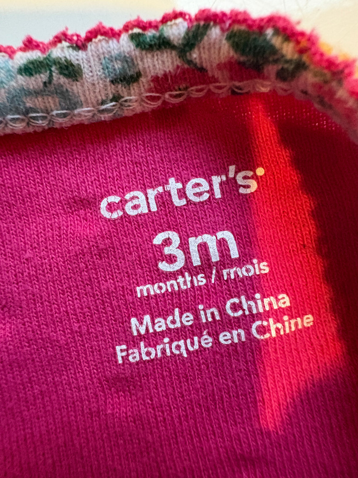 Pyjama carter's 3 mois (cmb)