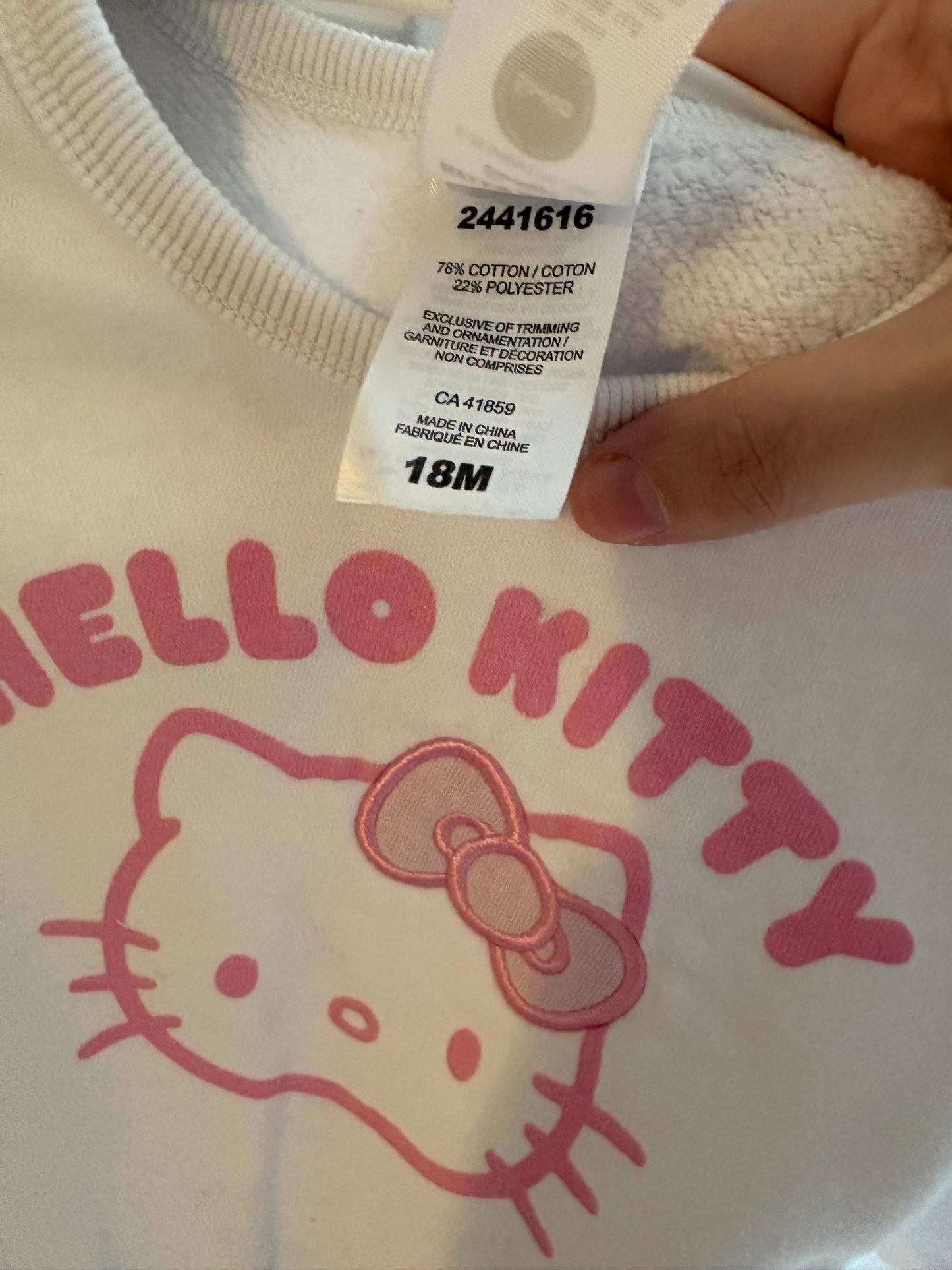 Gilet hello kitty 18 mois*