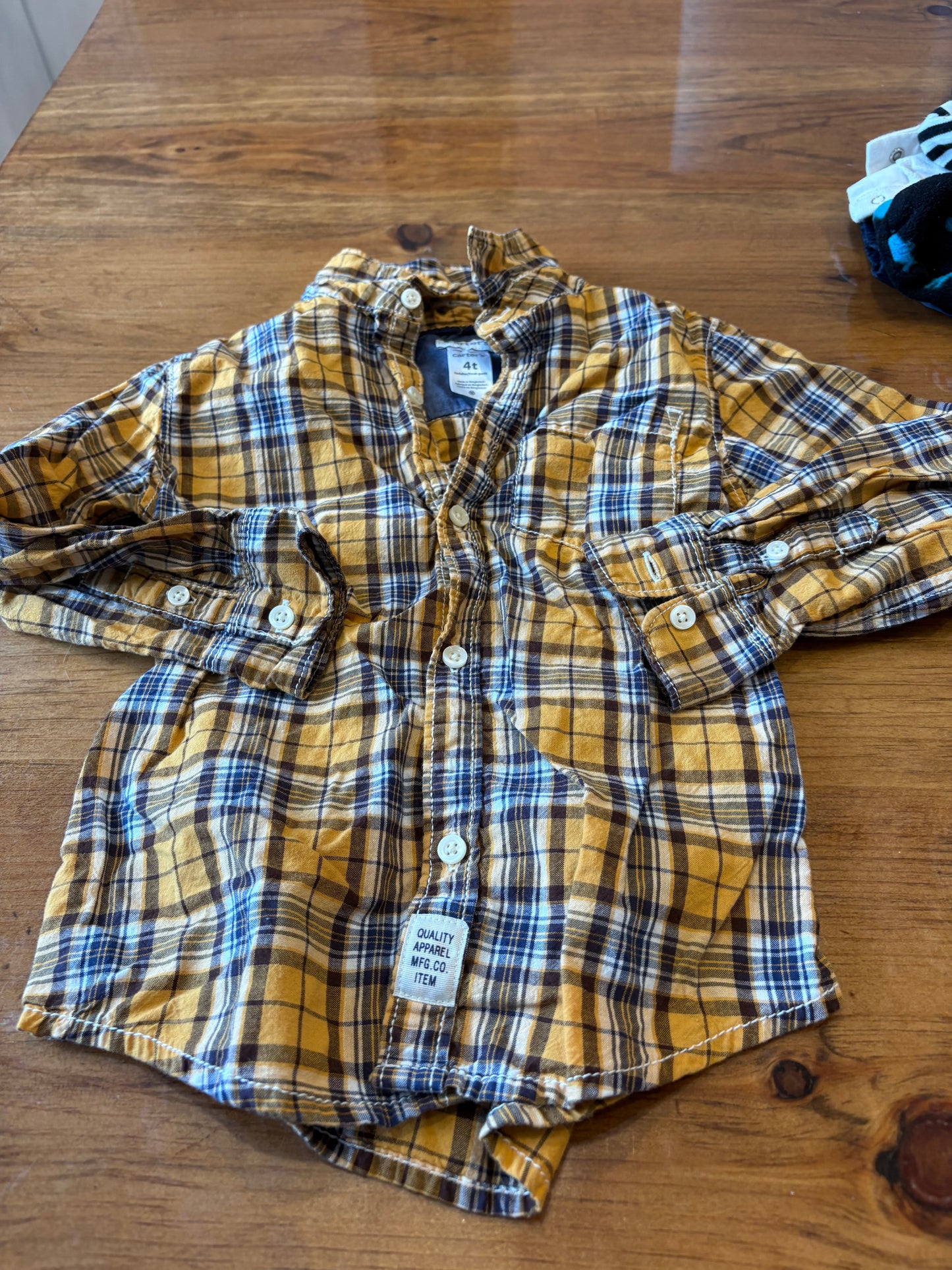Chemise carter's 4T