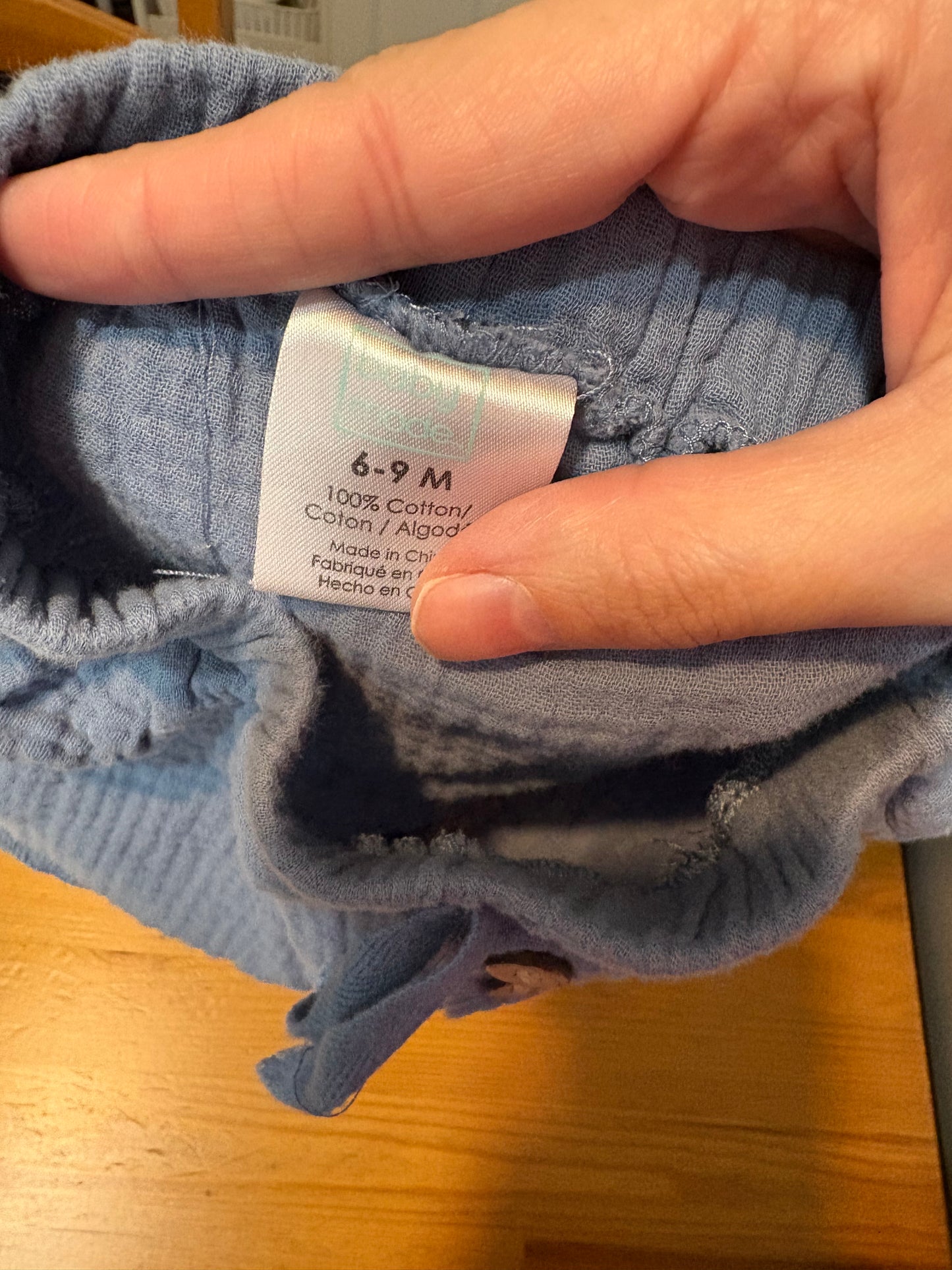 Short baby mode 6-9 mois