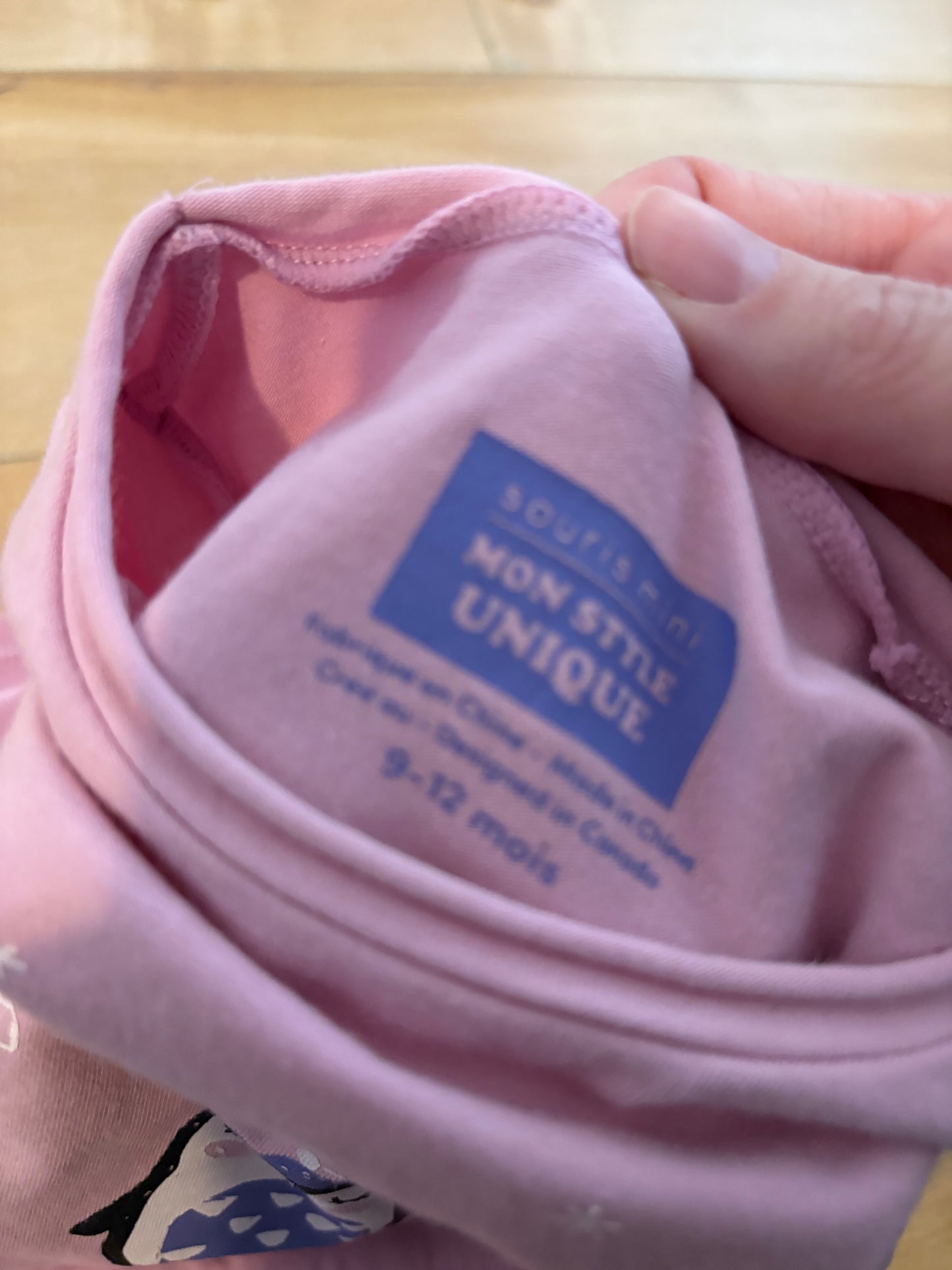 Gilet souris mini 9-12 mois