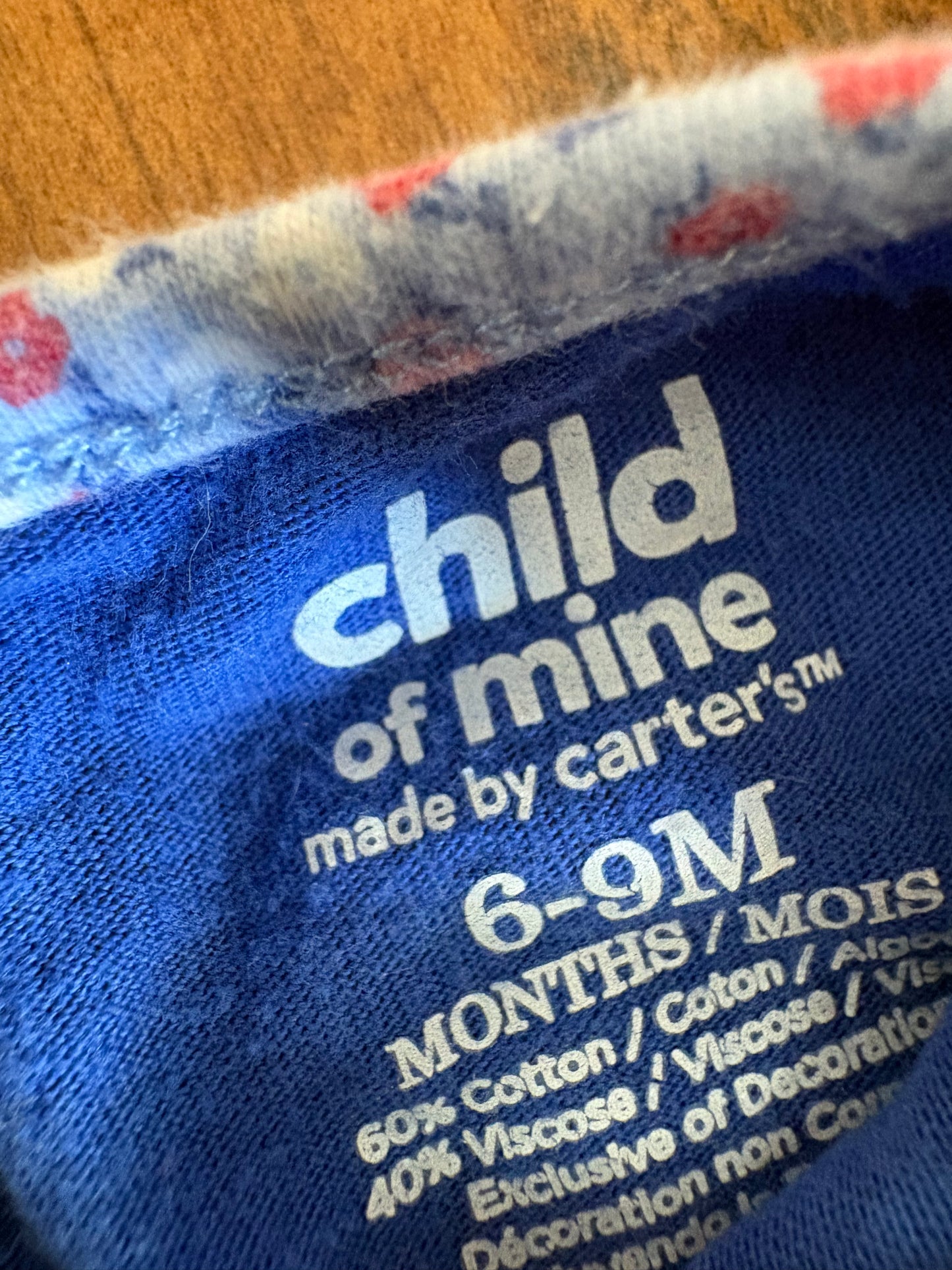 Chandail carter's 6-9 mois (cmb)