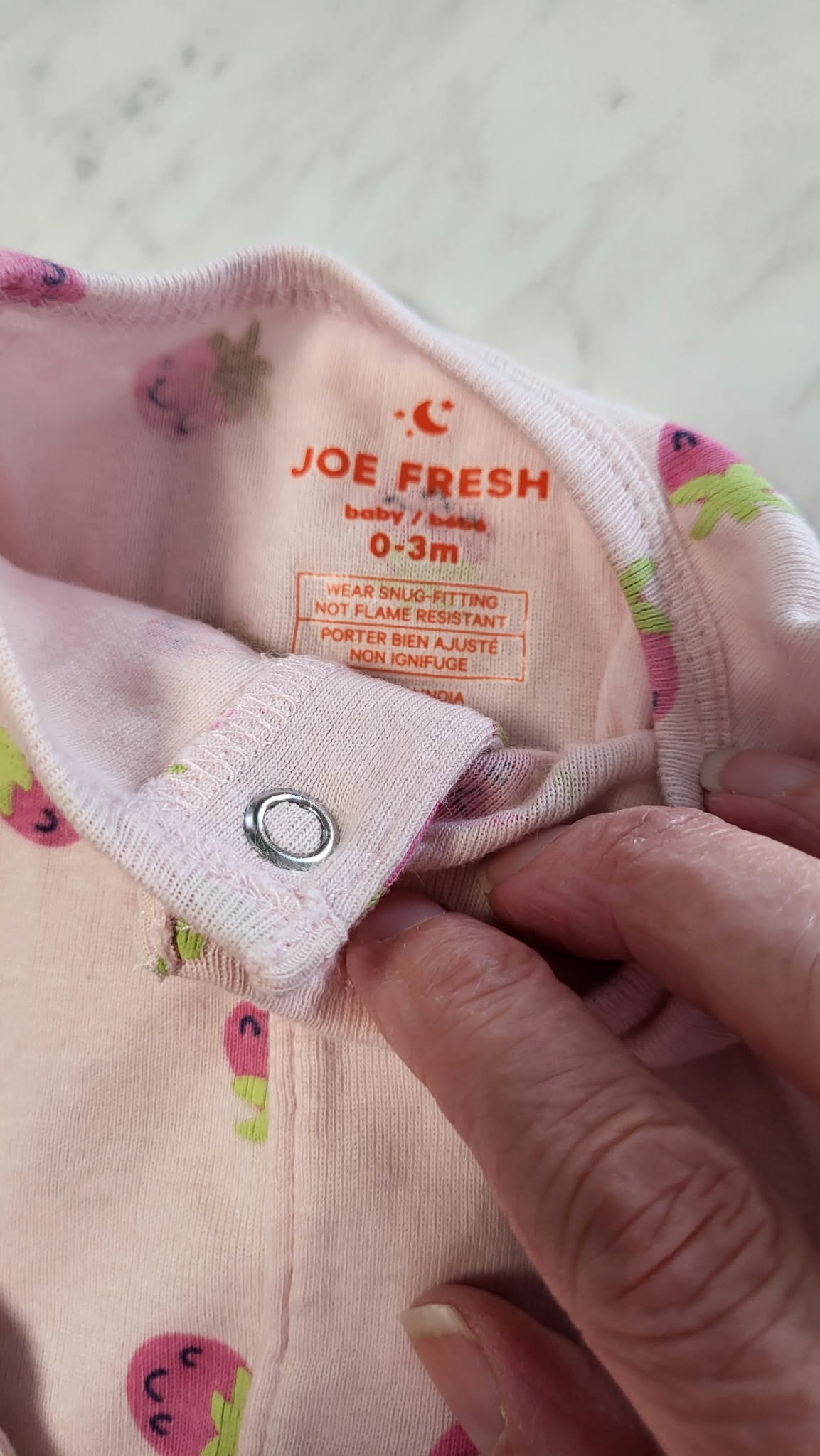 Pyjama joe fresh 0-3 mois