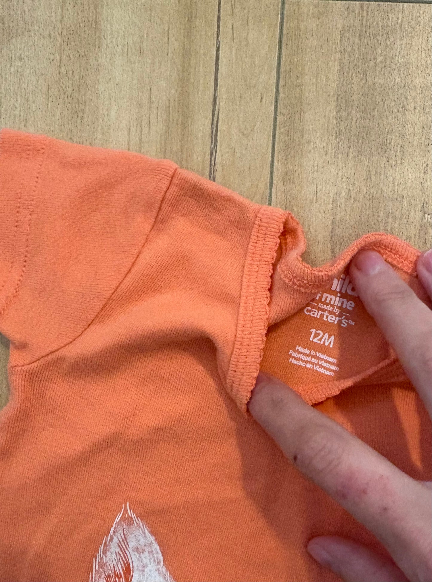 T-shirt carter’s 12 mois état neuf