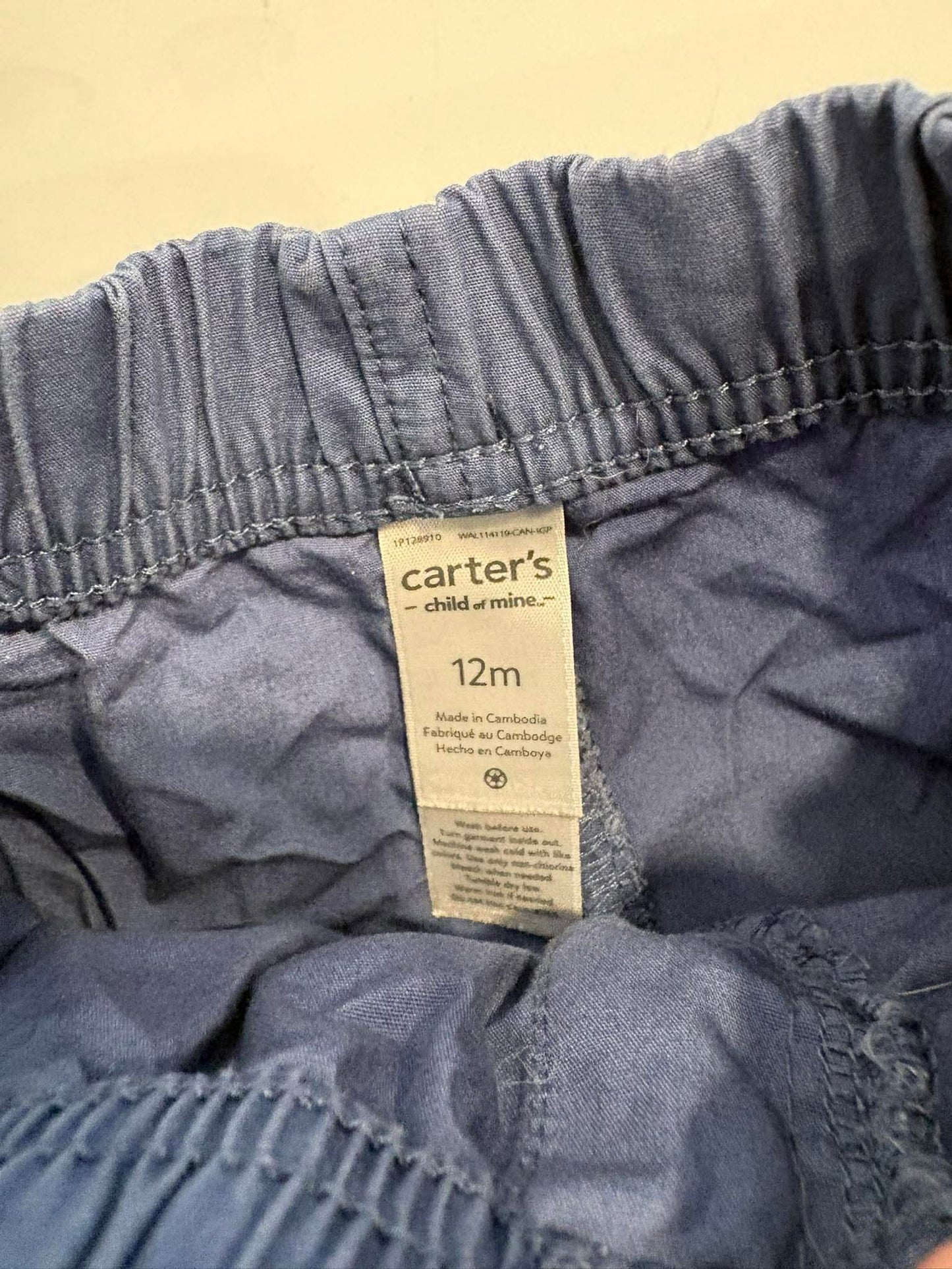 Short carter’s 12 mois(cmb)