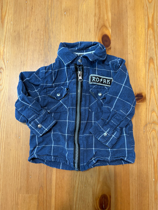 Chemise romy et askel 12 mois état neuf