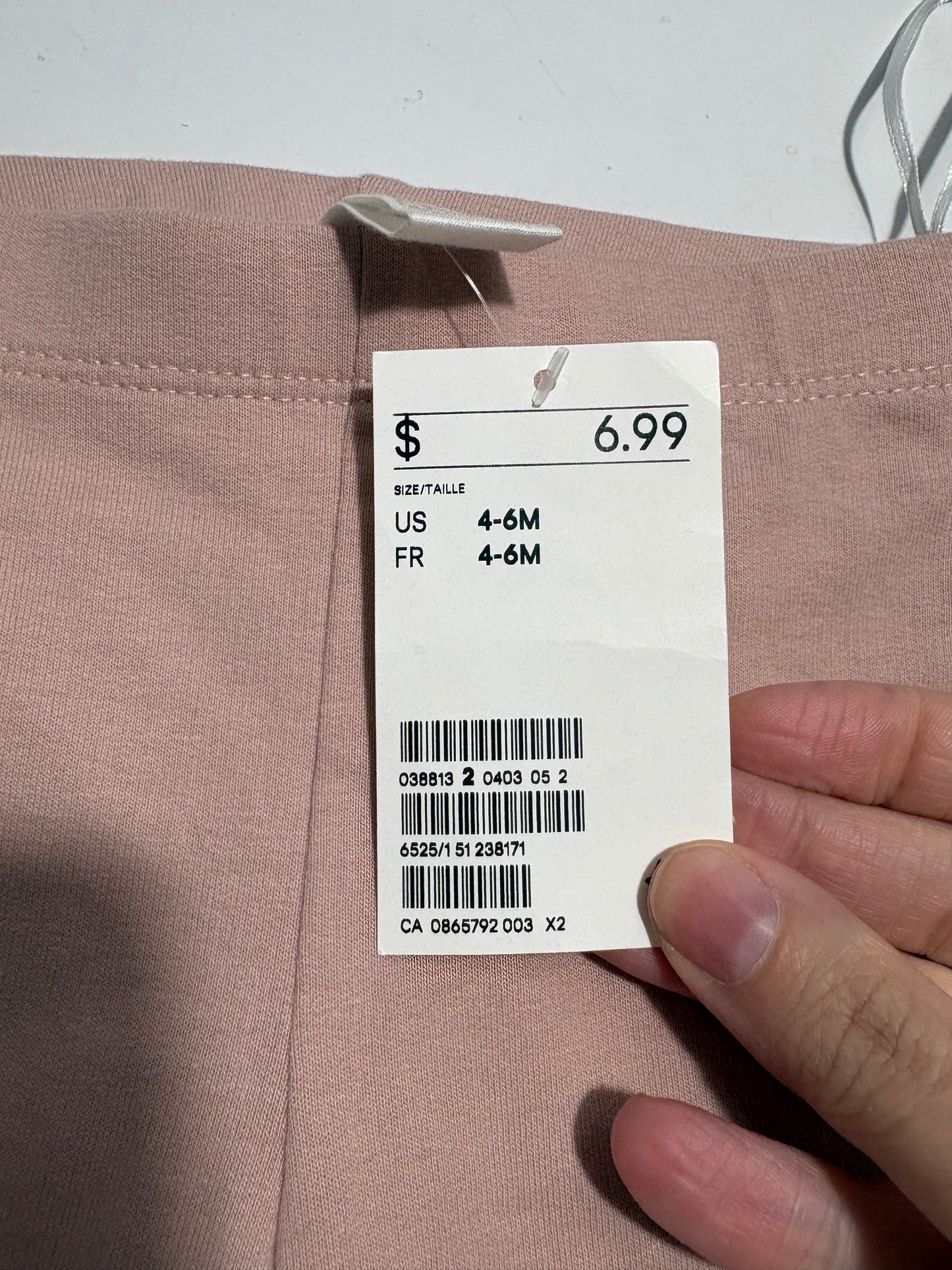 legging 4-6 mois h&m neuf