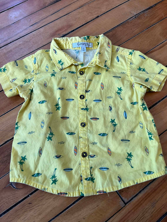 Chemise manche courte george 12-18 mois