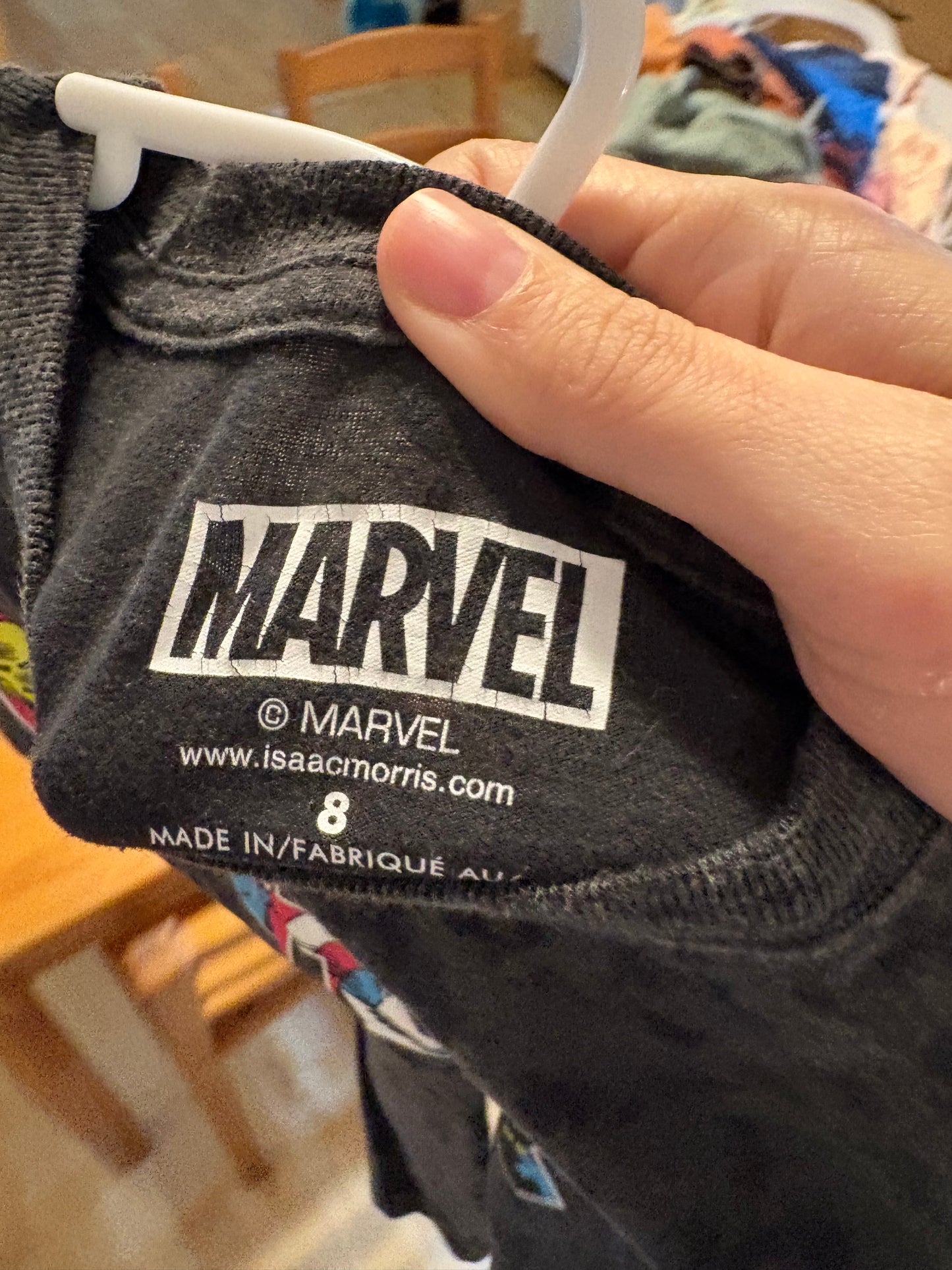 t-shirt marvel 8T