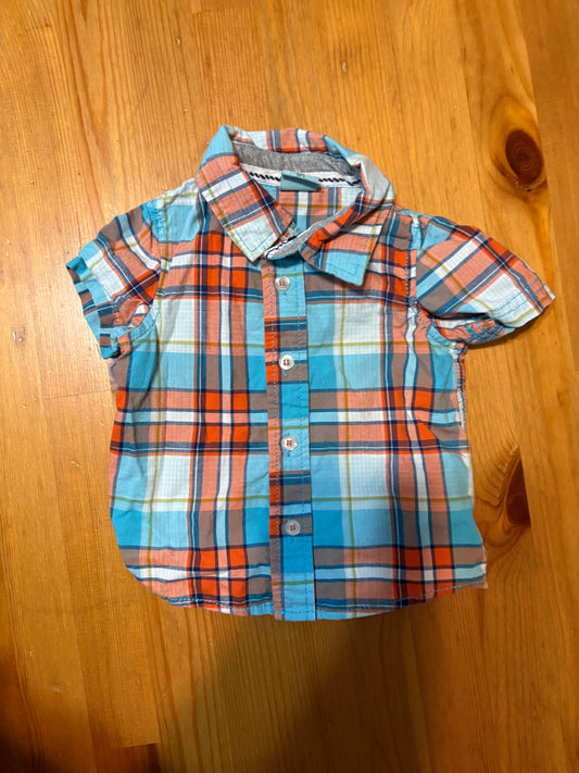 Chemise manche courte  boom 6 mois