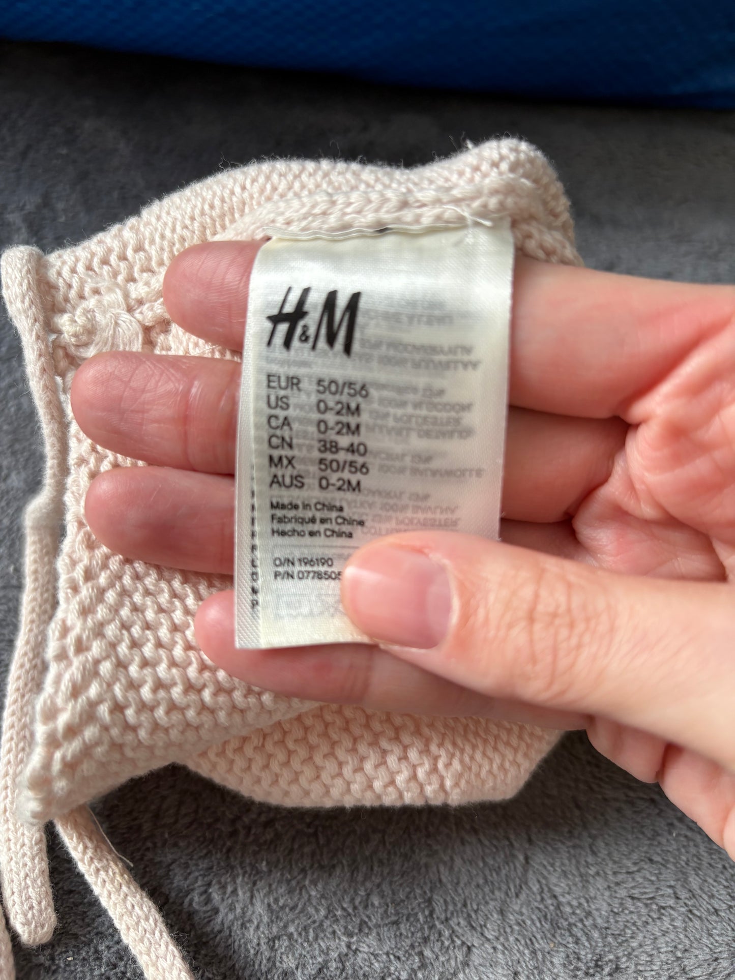 Bonnet h&m 0-3 mois