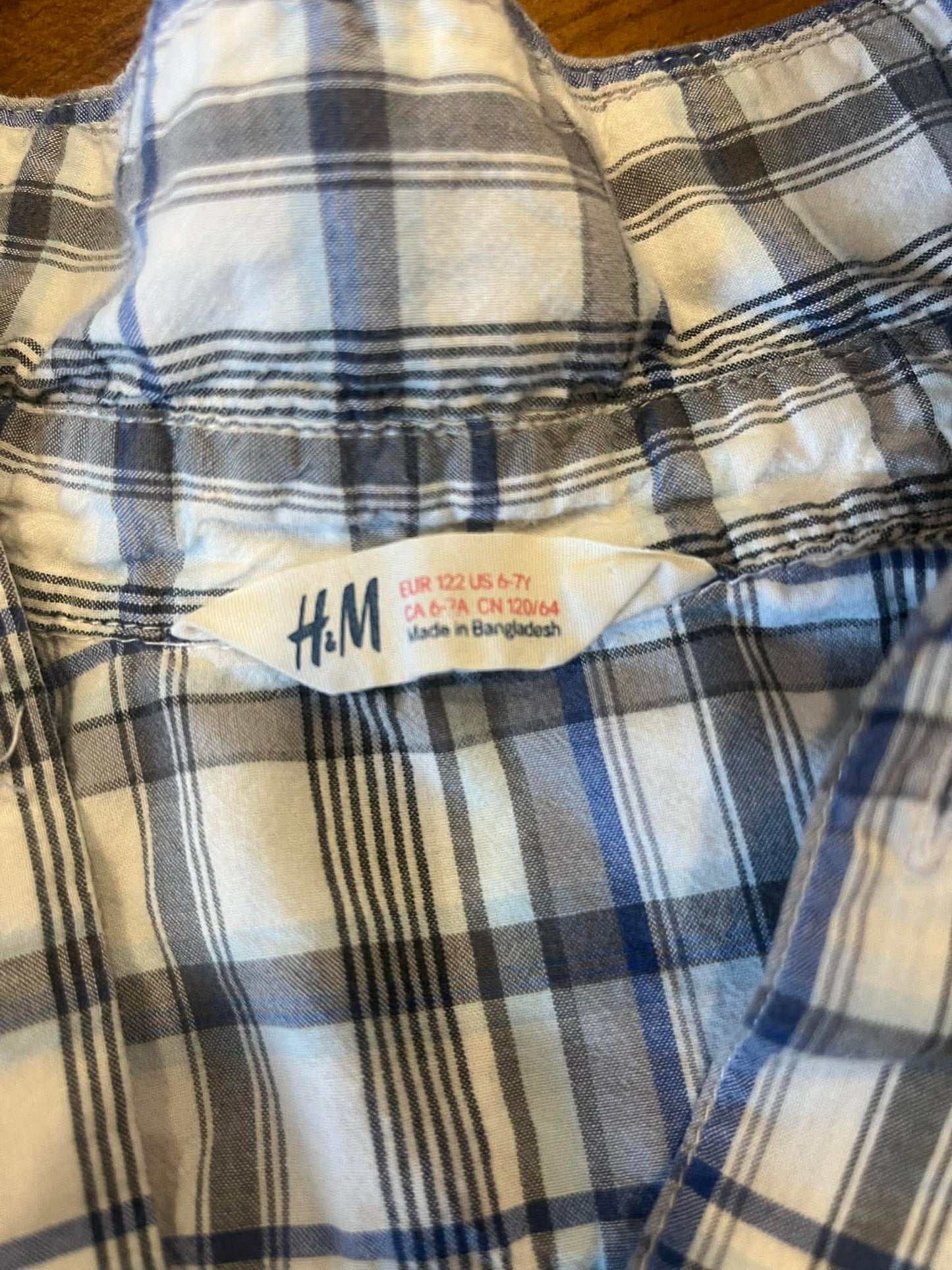 chemise hetm 6-7 T