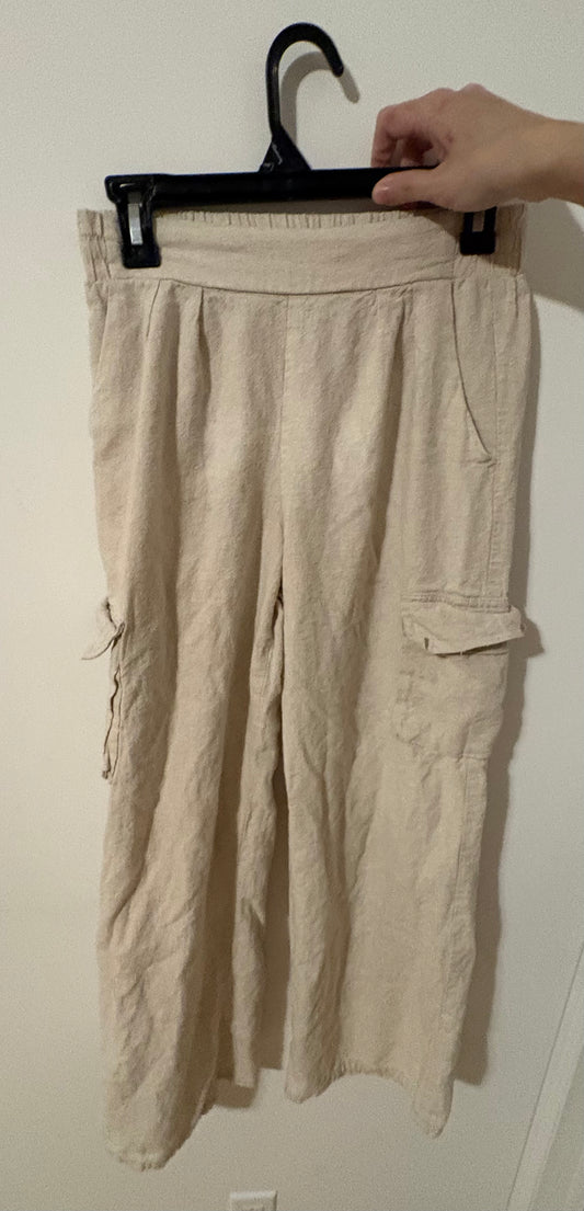 Pantalon en lin forever 21 small