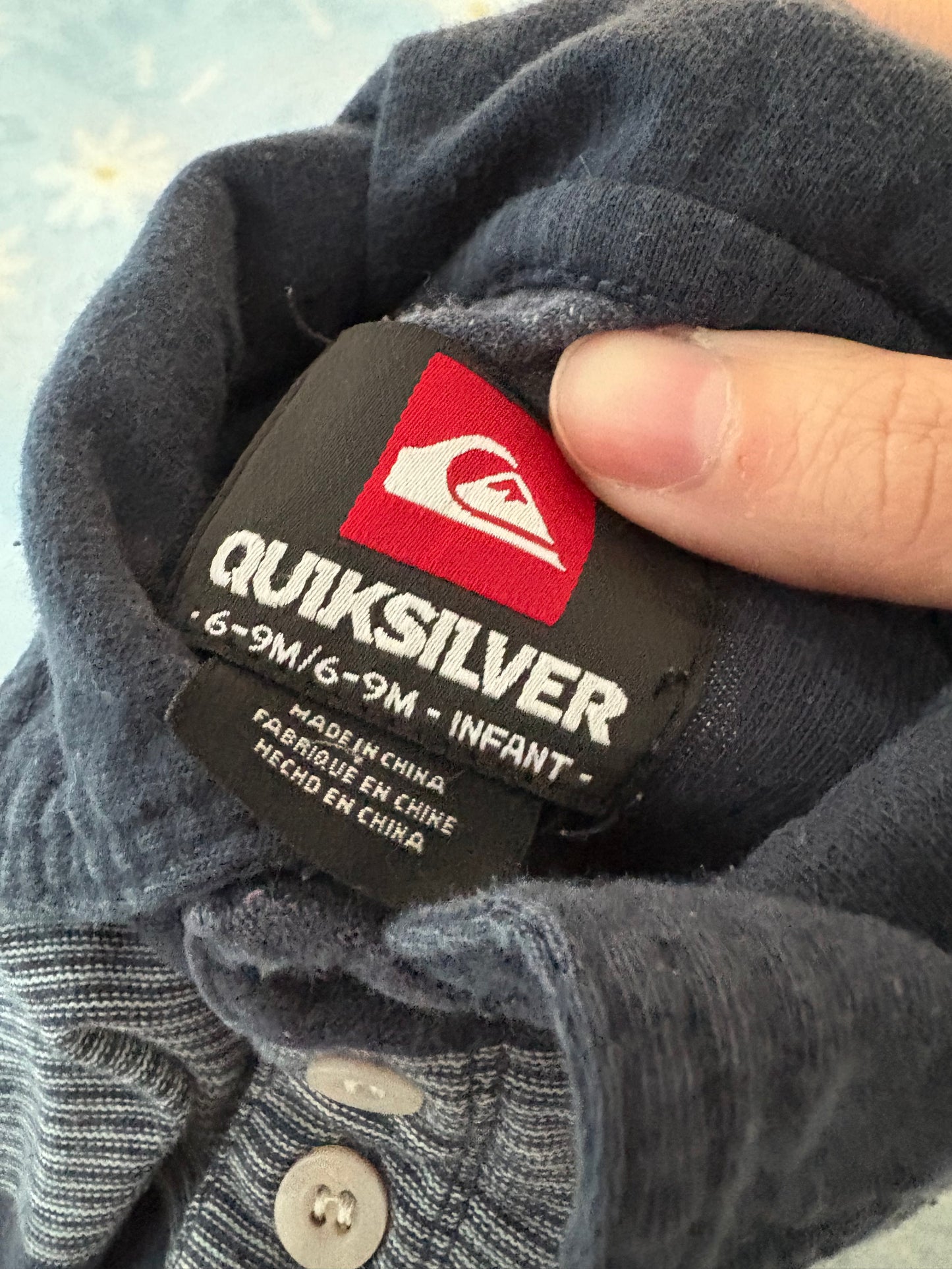 T-shirt polo Quicksilver 6-9 mois