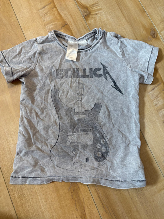 T-shirt metalica h&m 9-12 mois