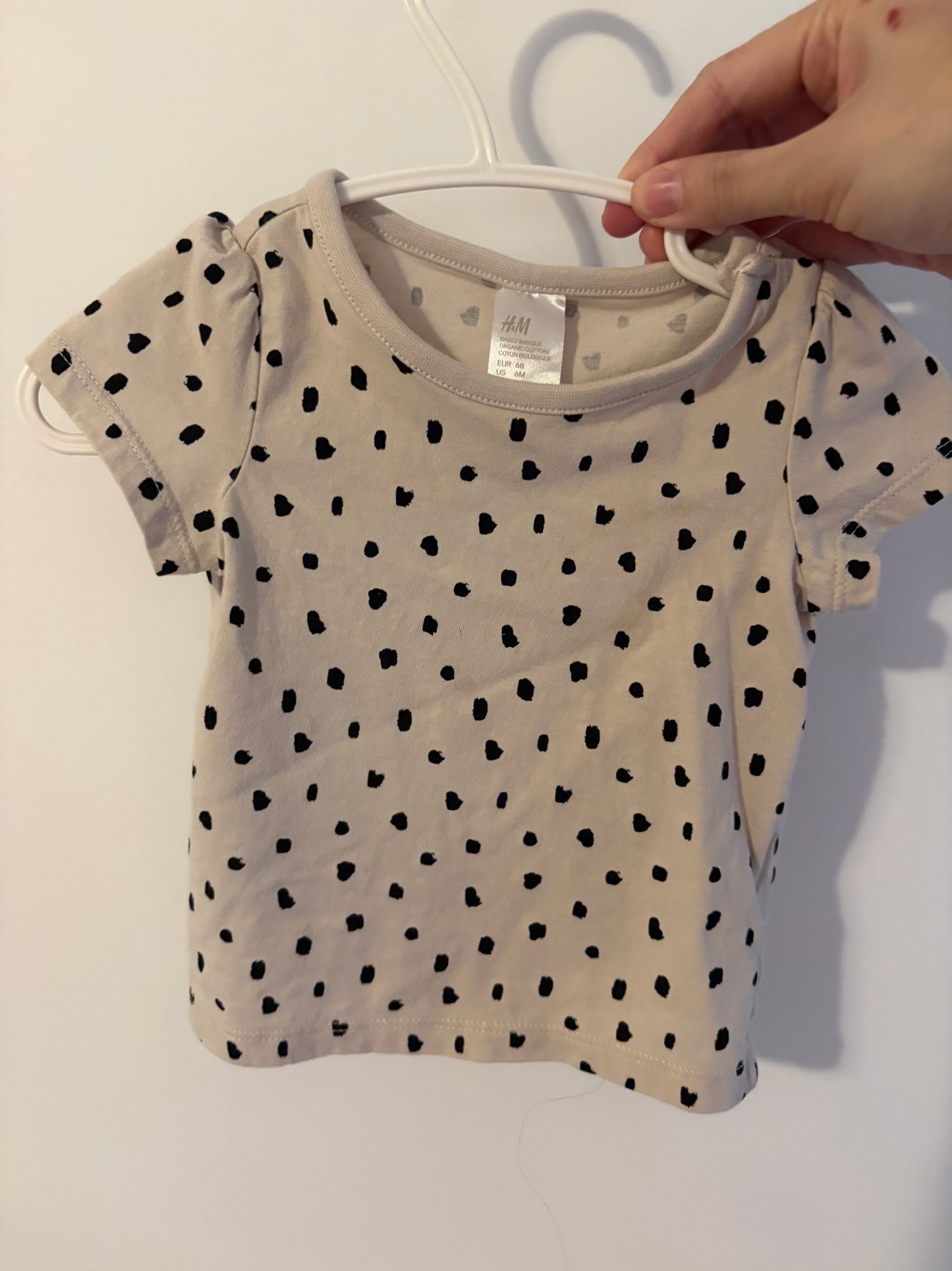 T-shirt h&m 4-6 mois