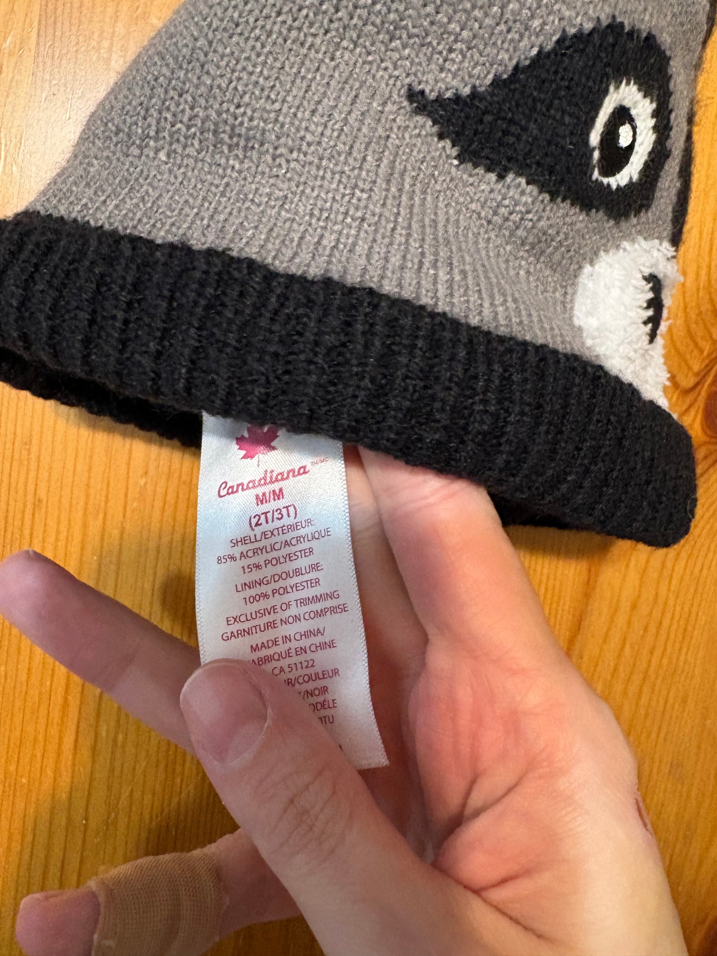 Tuque cadiana 2-3 ans