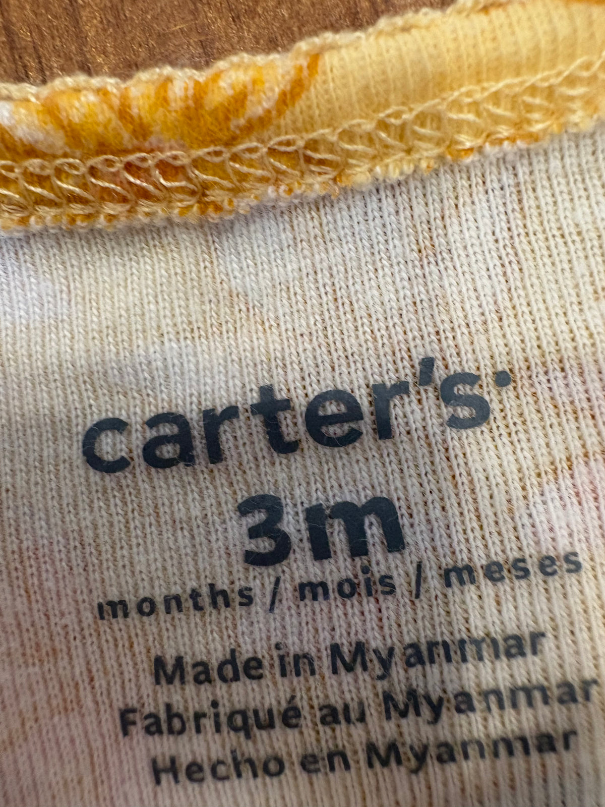 cache couche carter's 3 mois (cmb)