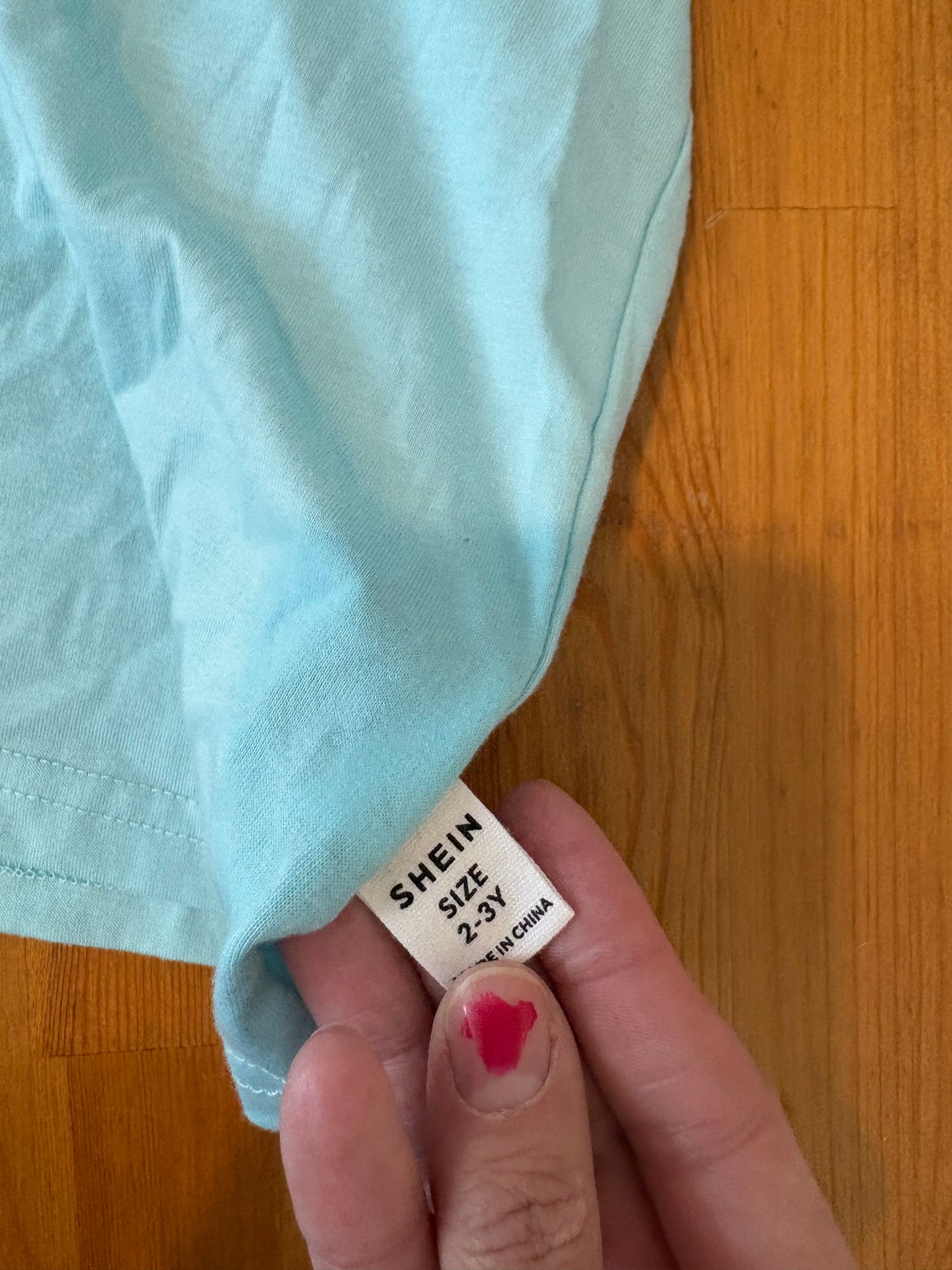 t-shirt shein 2-3 ans