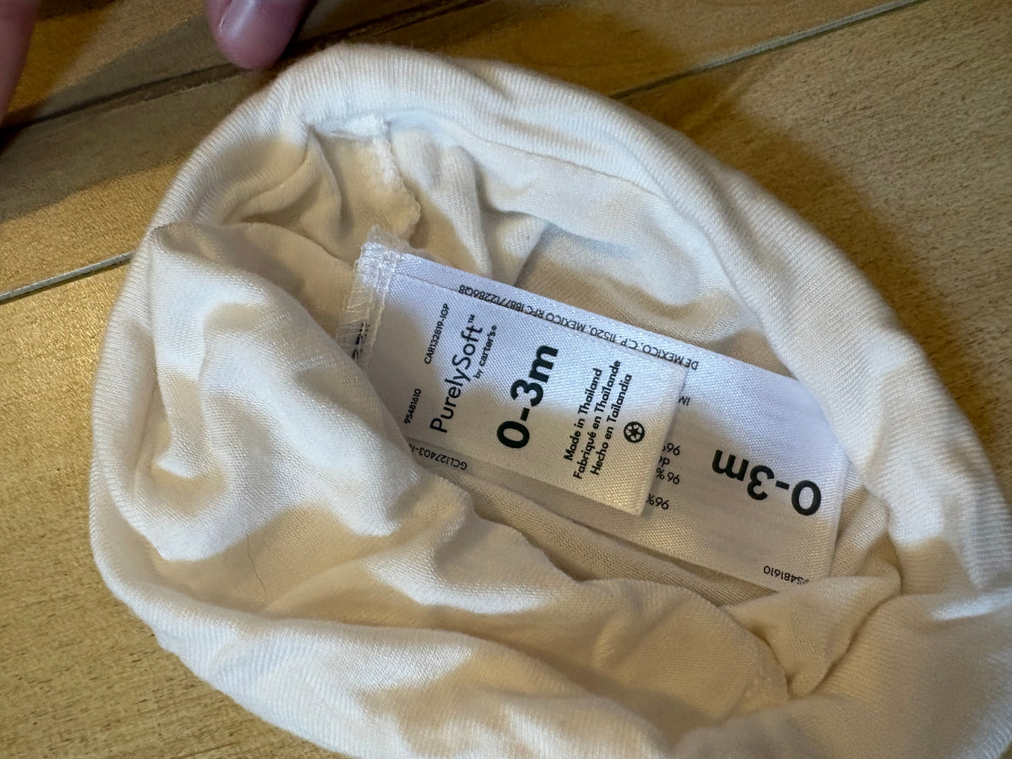 Bonnet neuf carter’s puresoft 0-3 mois