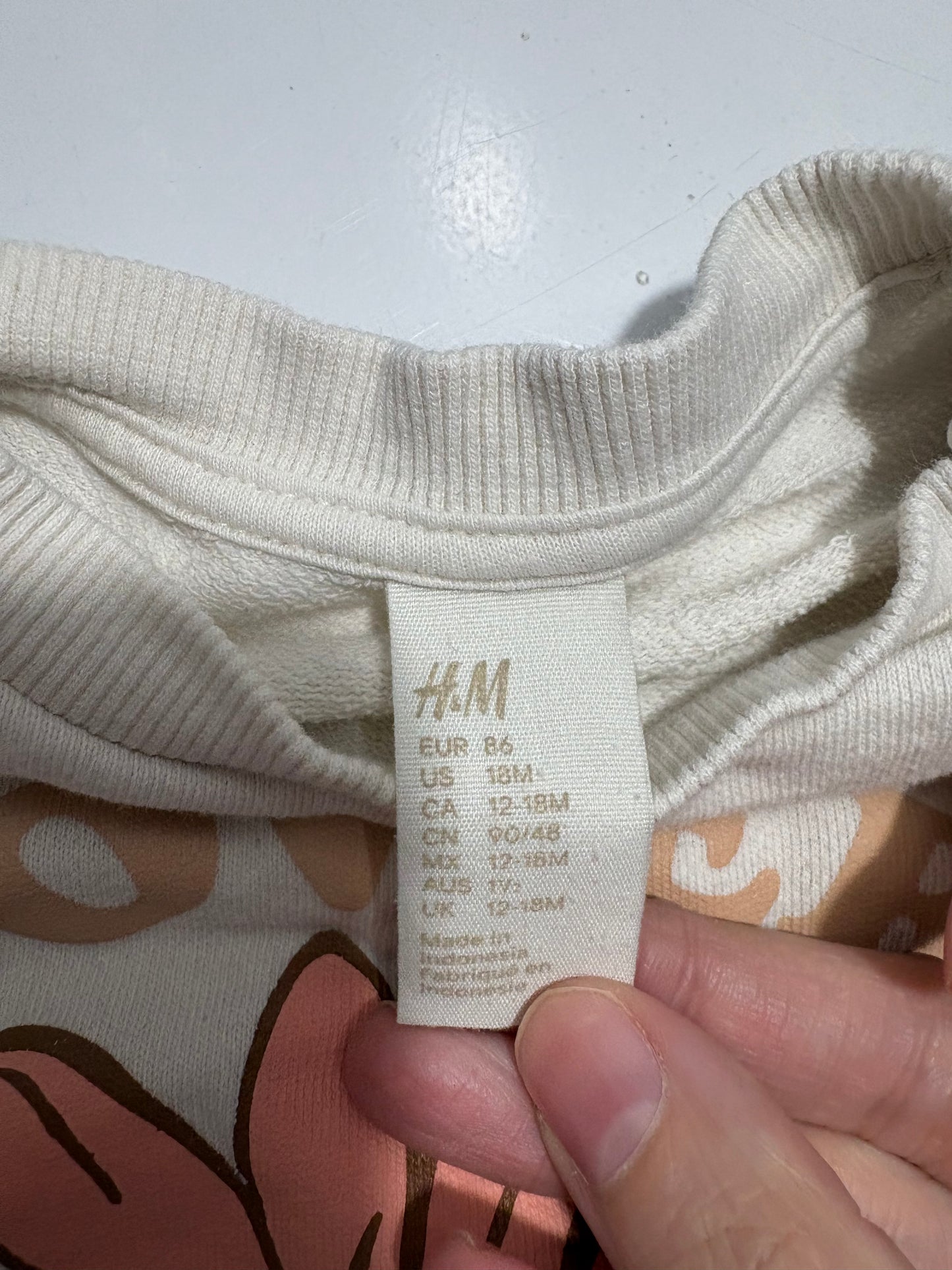 Gilet h&m 12-18 mois imparfait *