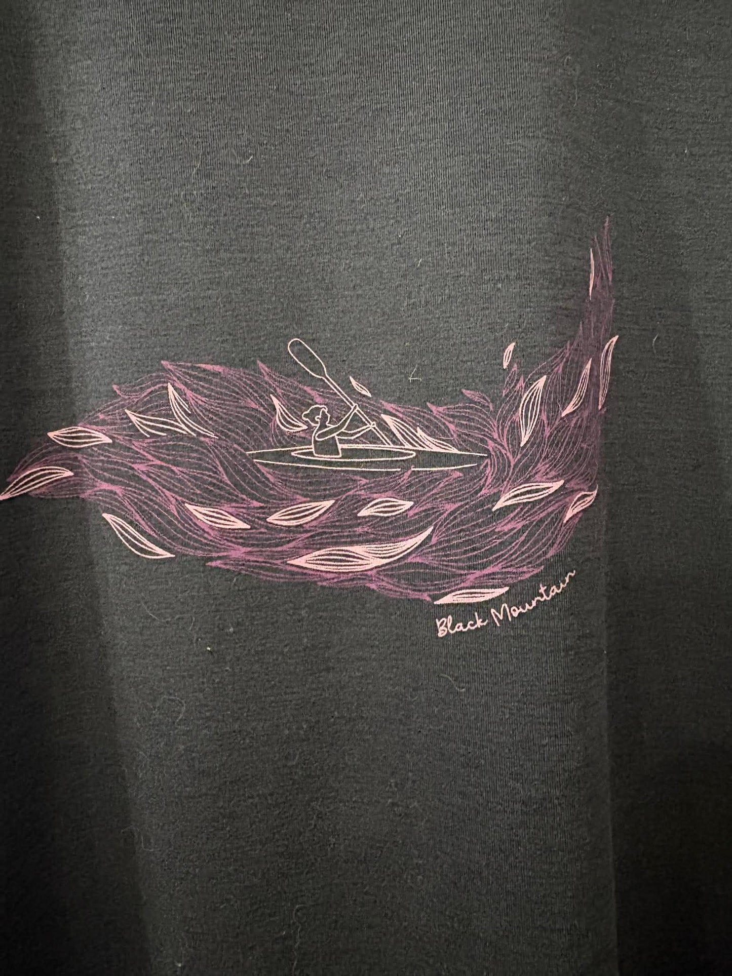 T-shirt black moutain medium large(cmb)