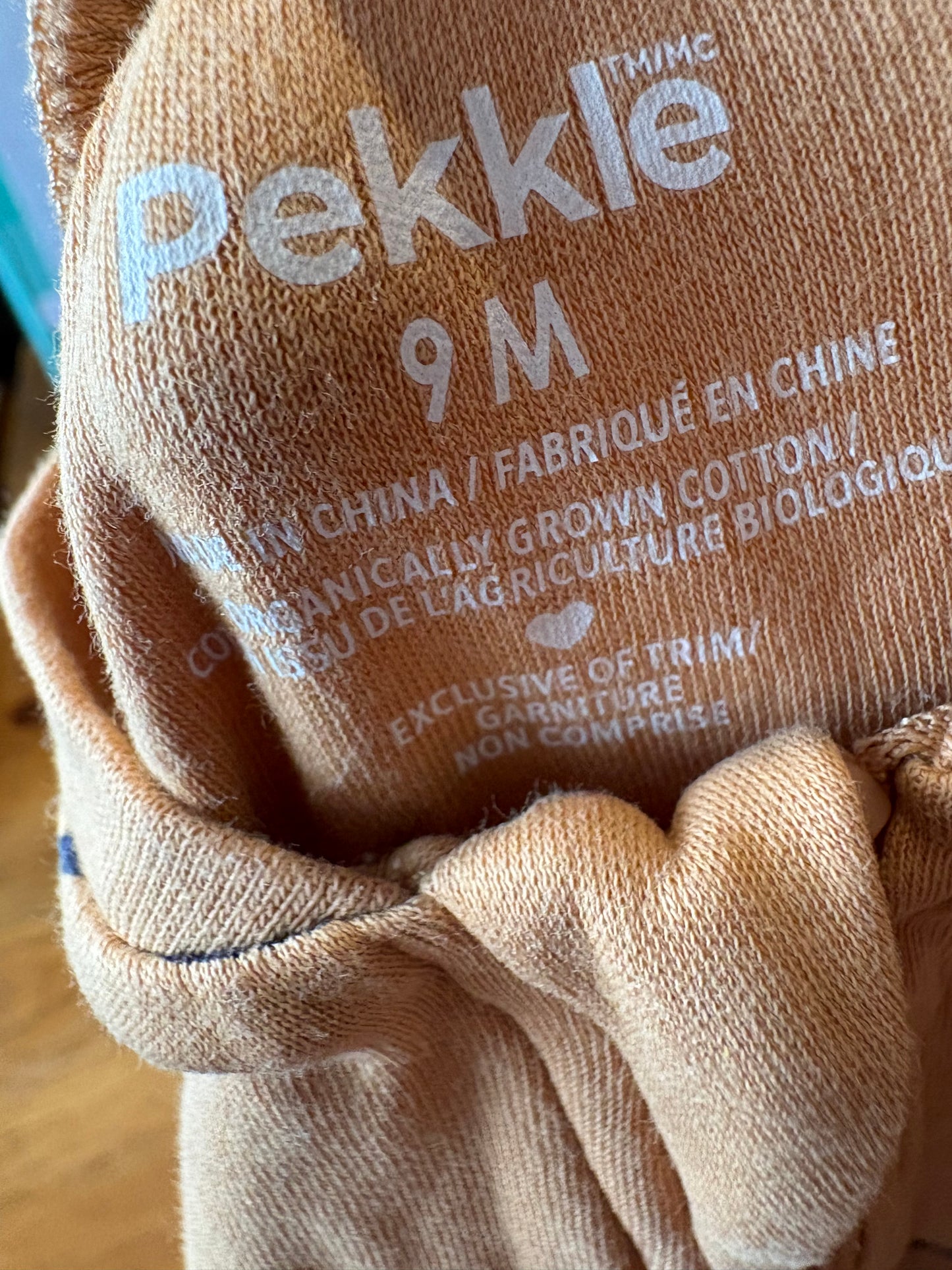 Pyjama Pekkle 9 mois (cmb)