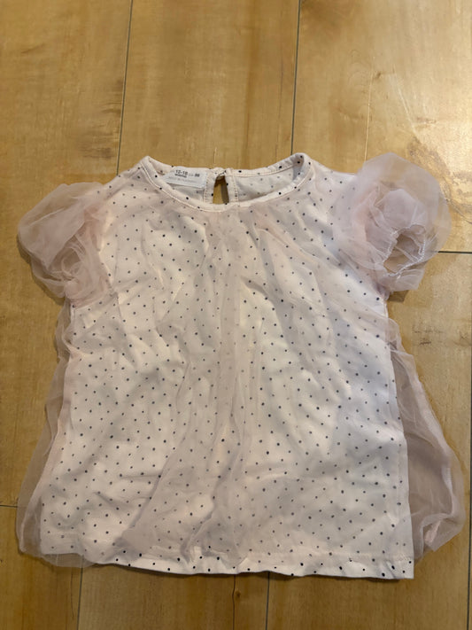 T-shirt zara 12-18 mois