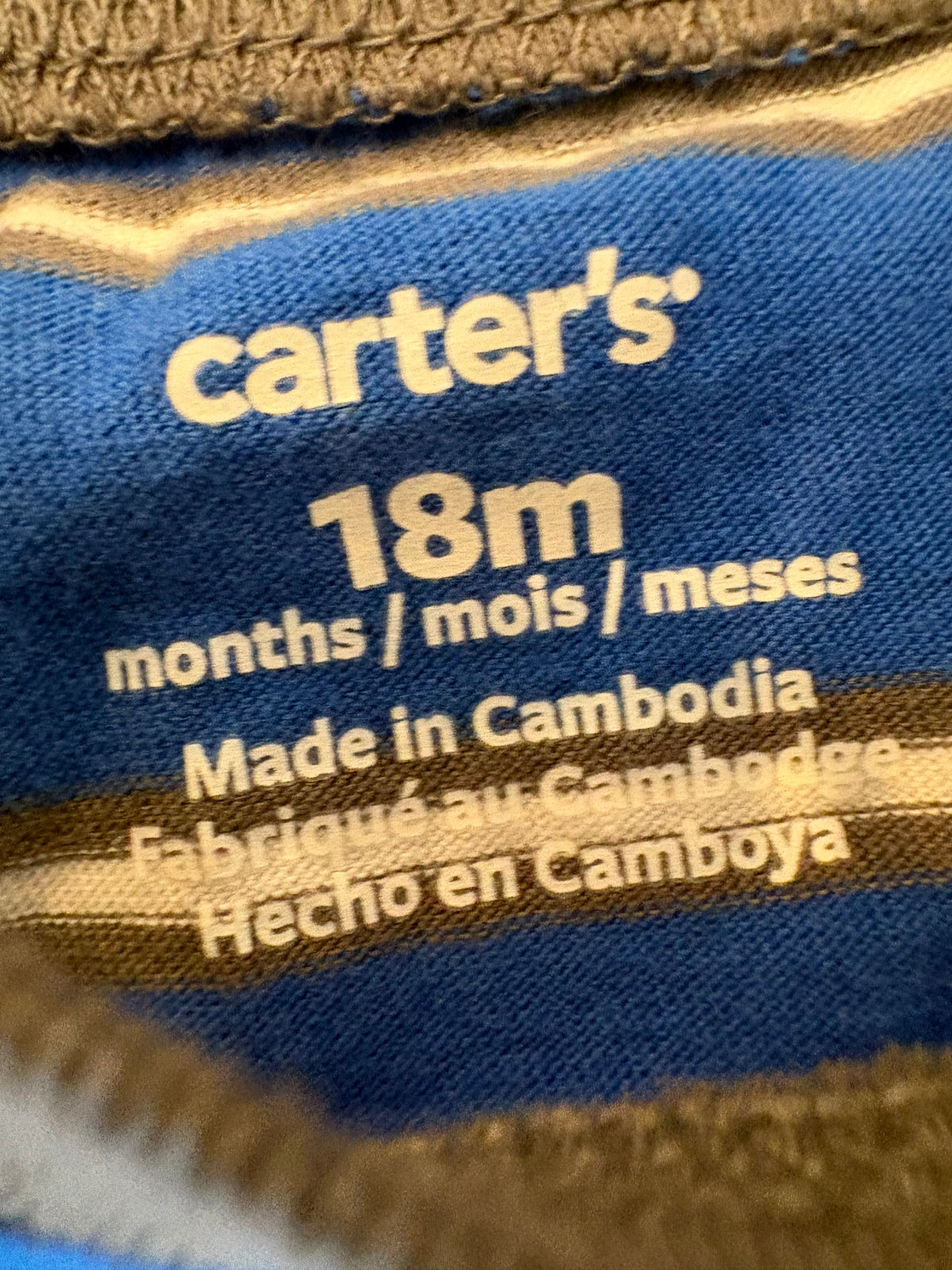 Chandail carter's 18 mois (cmb)