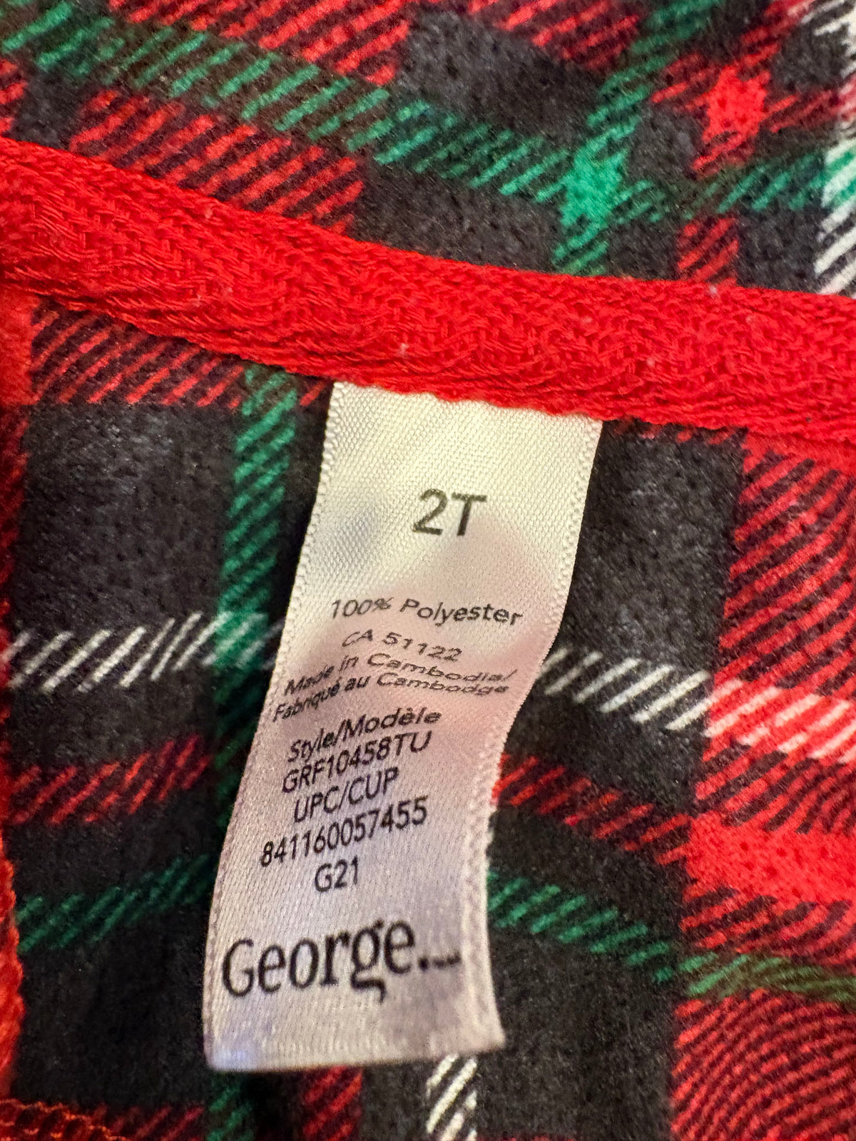 Ensemble pyjama George 2T (cmb)