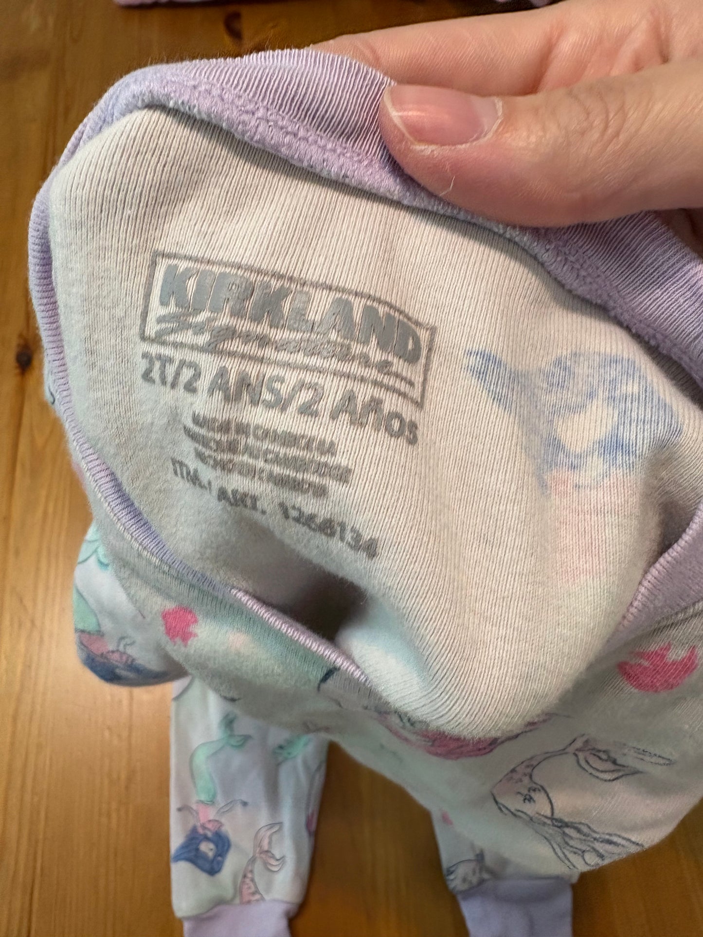 Pyjama kirkland 2-3 ans