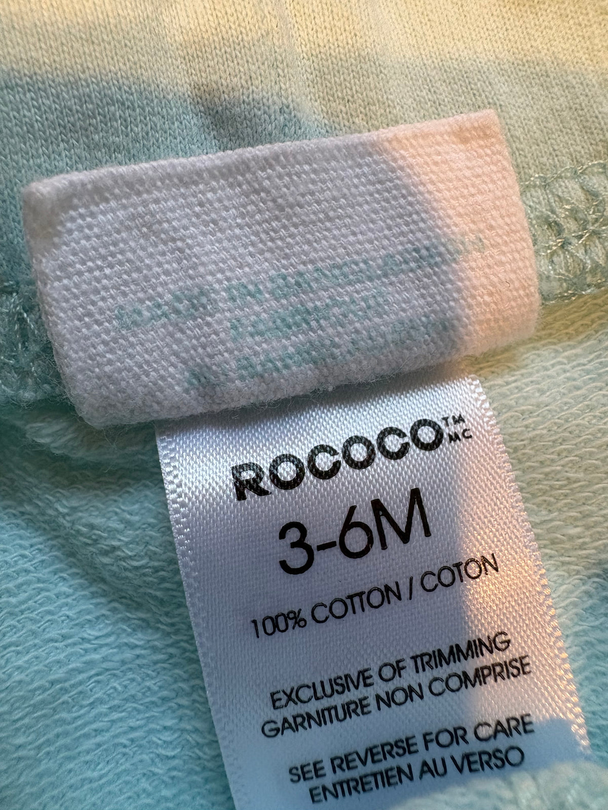Short rococo 3-6 mois (cmb)